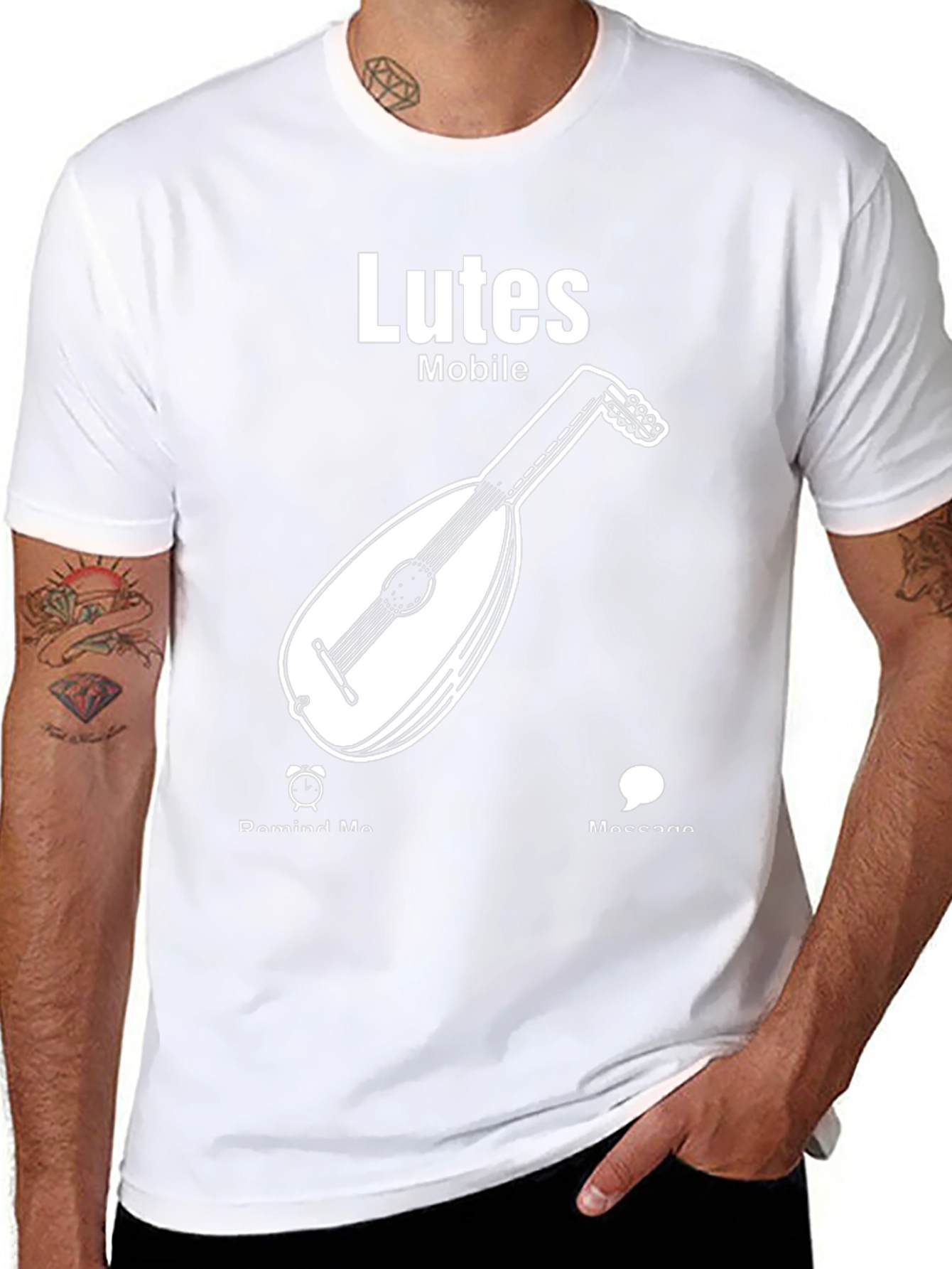 Lutes Mobile T-Shirt - Musician Humor Tee