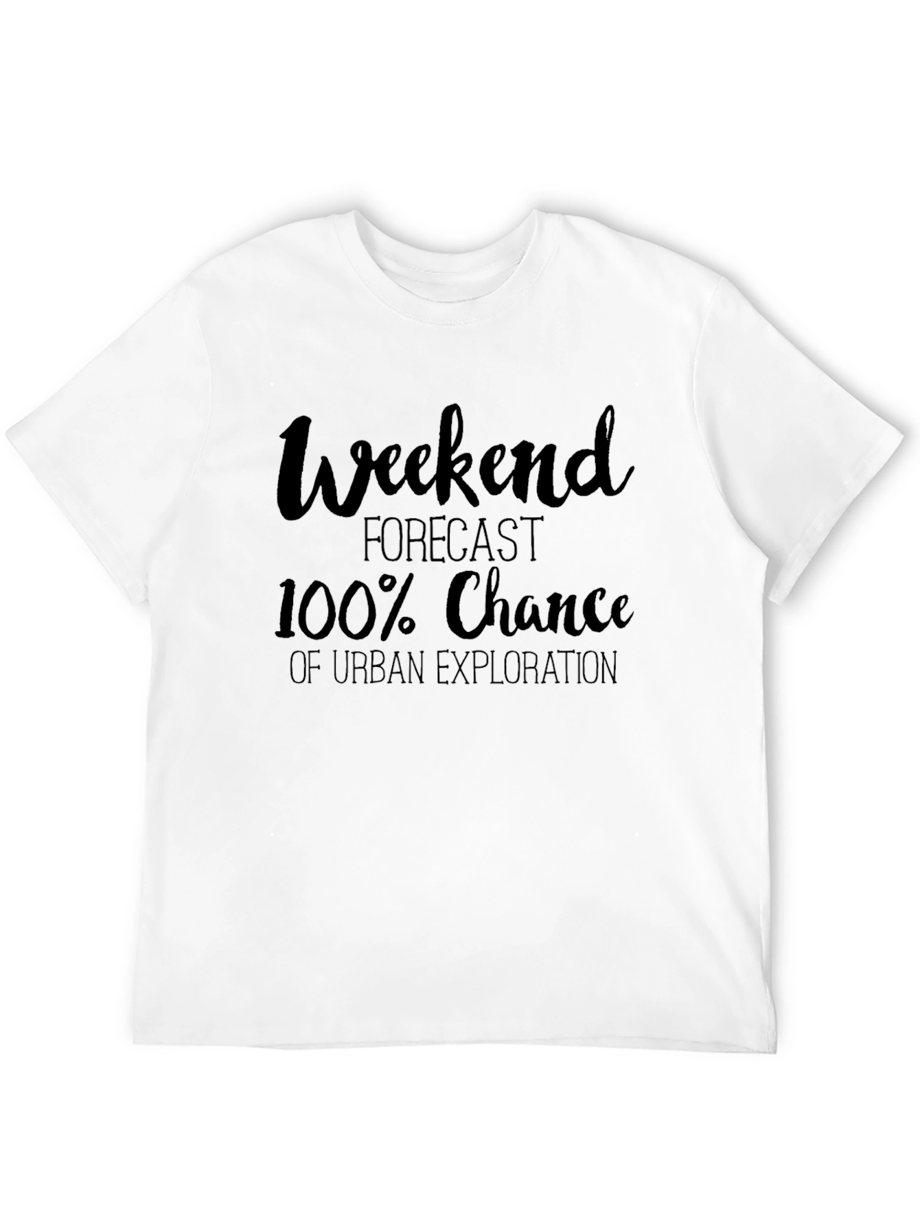 Weekend Urban Exploration Black T-Shirt