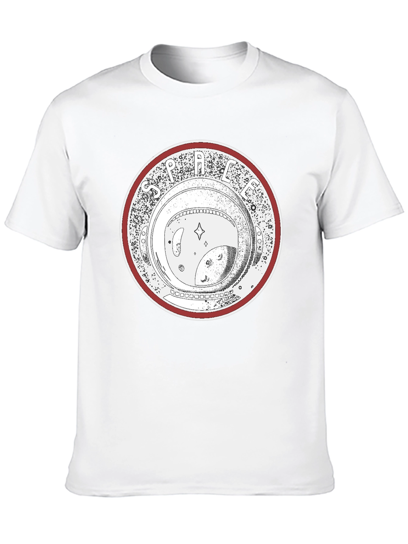 Space Lens Graphic T-Shirt - Black