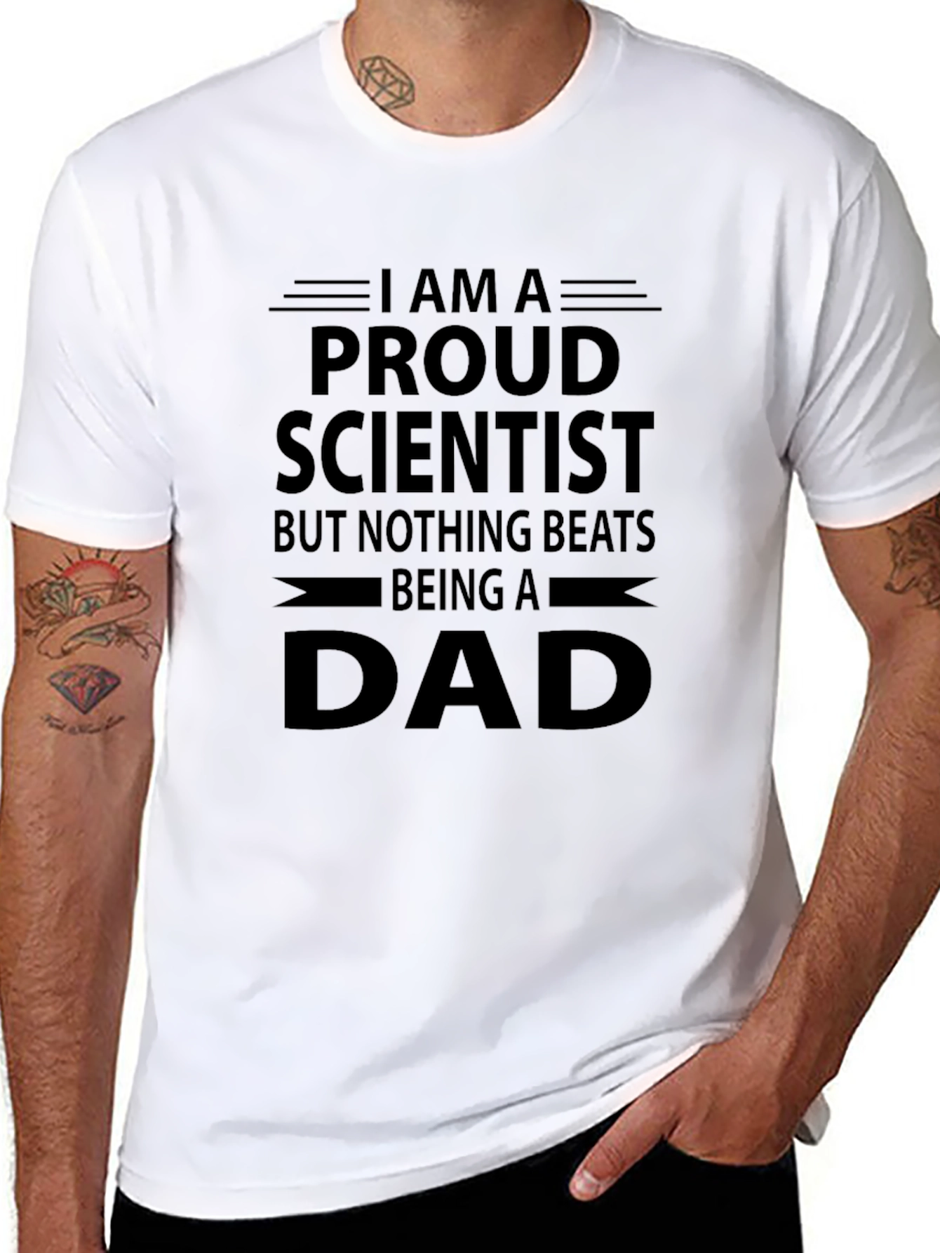 Proud Scientist Dad T-Shirt