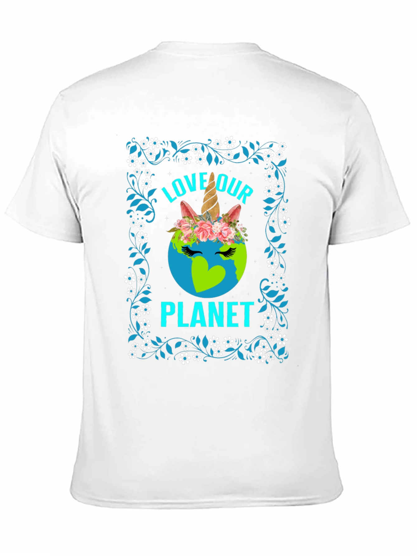 Love Our Planet Unicorn Earth T-Shirt