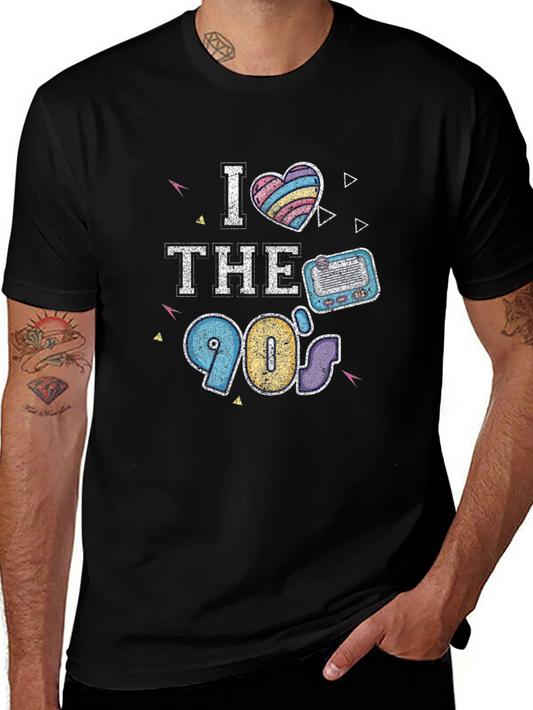 I Love The 90s T-Shirt - Retro Nostalgia Tee