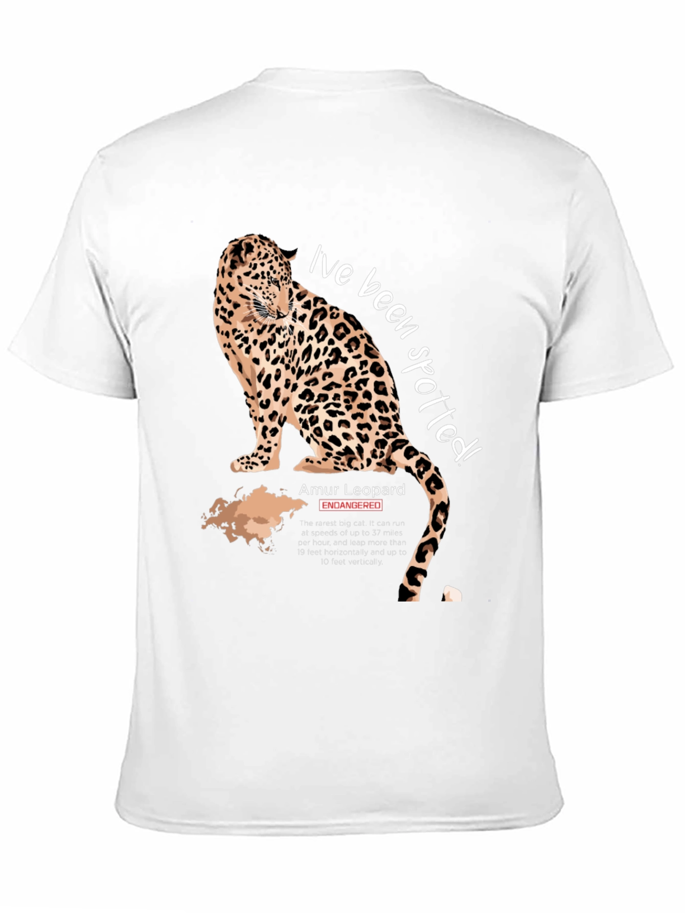 Spotted Amur Leopard Graphic T-Shirt