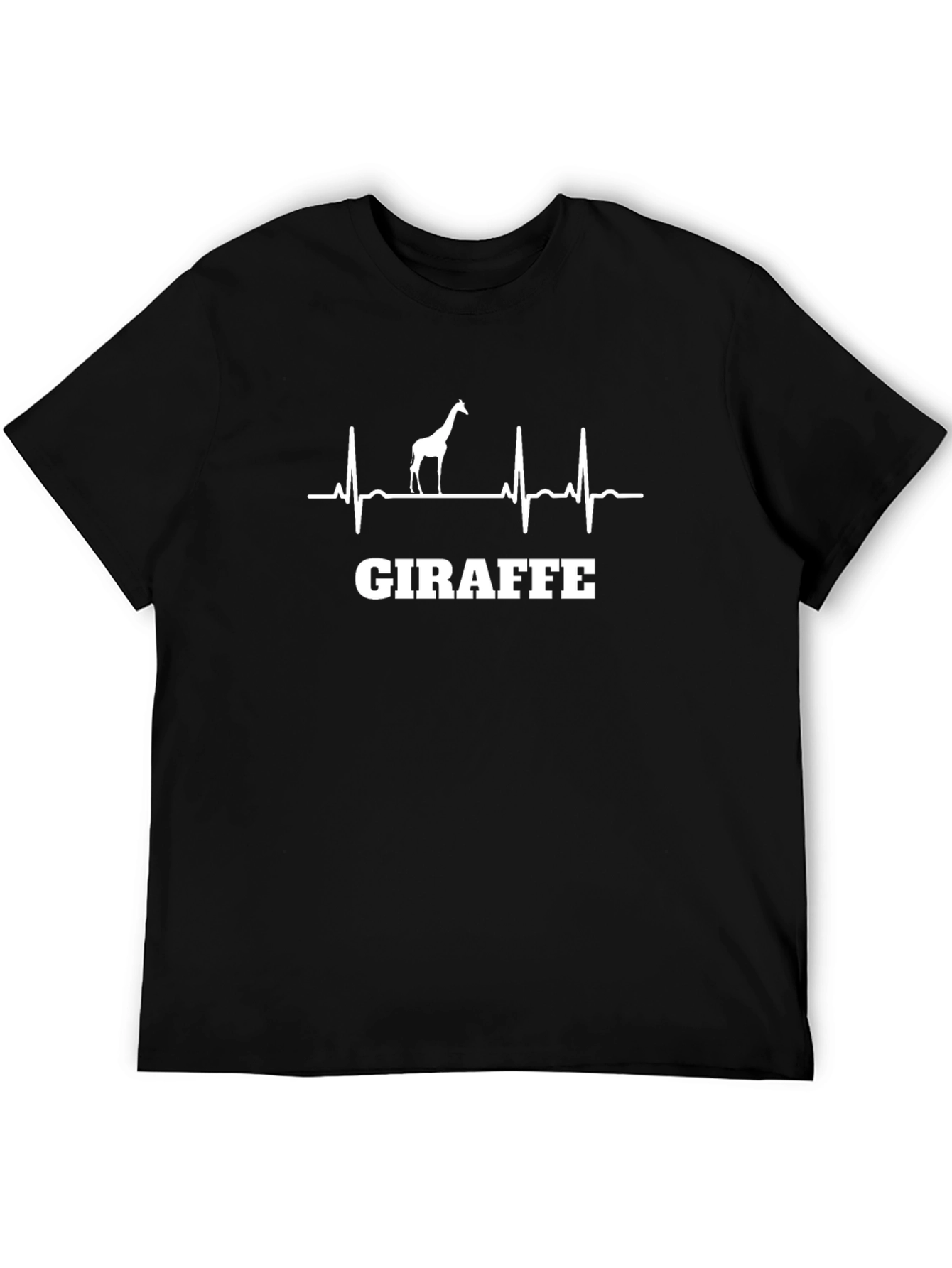 Giraffe Heartbeat Graphic T-Shirt