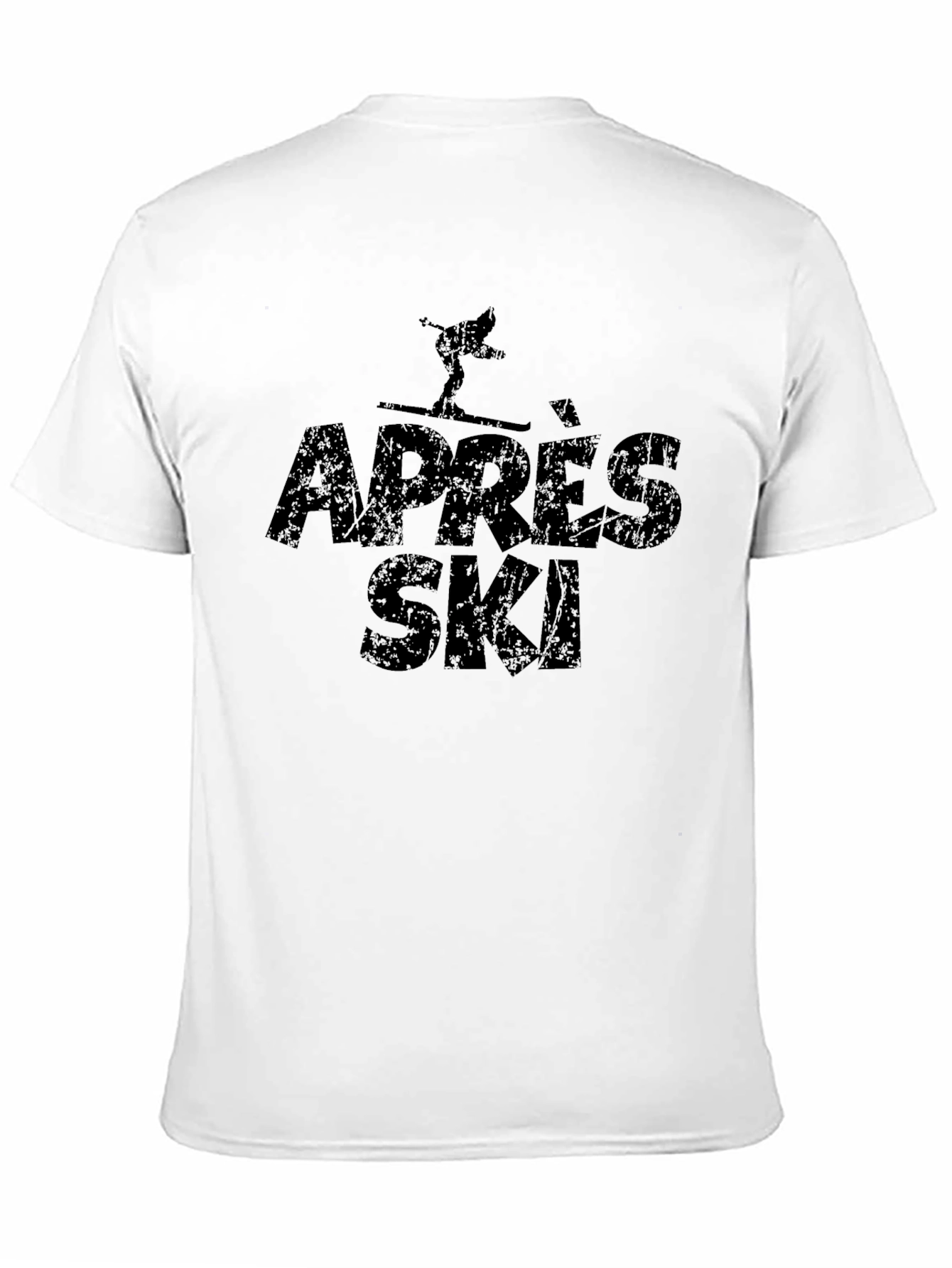 Apres Ski Graphic Tee - Black Cotton T-Shirt