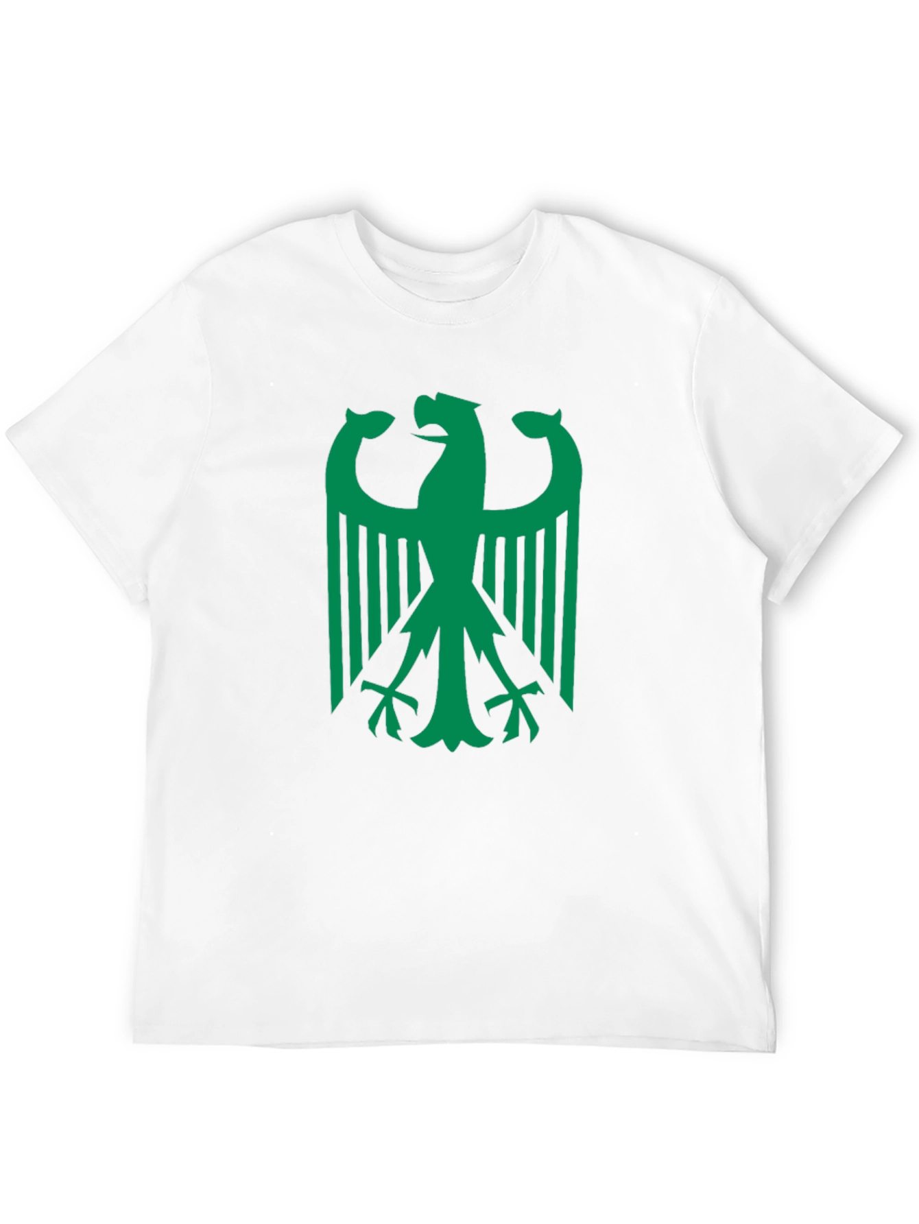 Eagle Graphic Tee - Green Print on Black