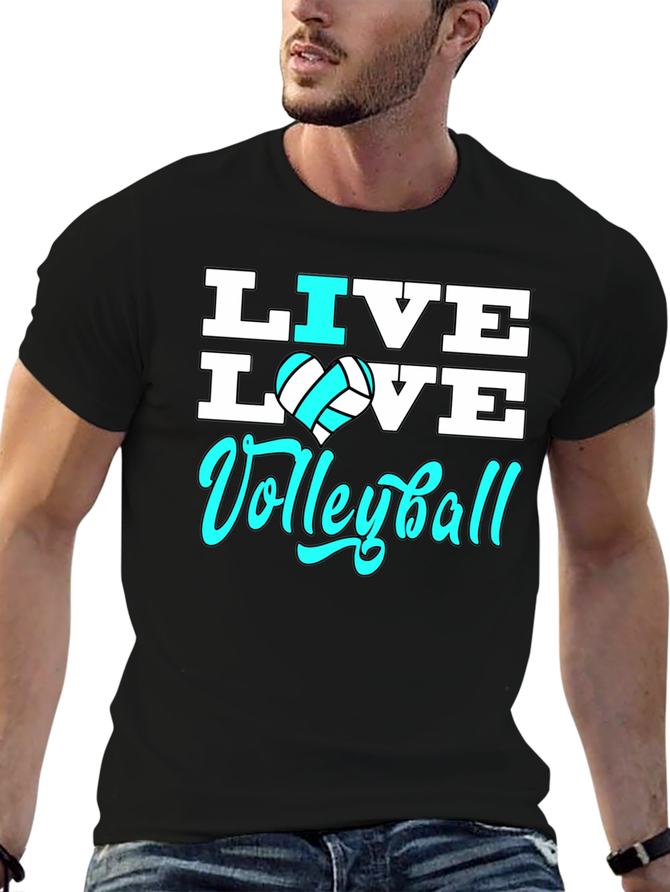 Live Love Volleyball Graphic Tee