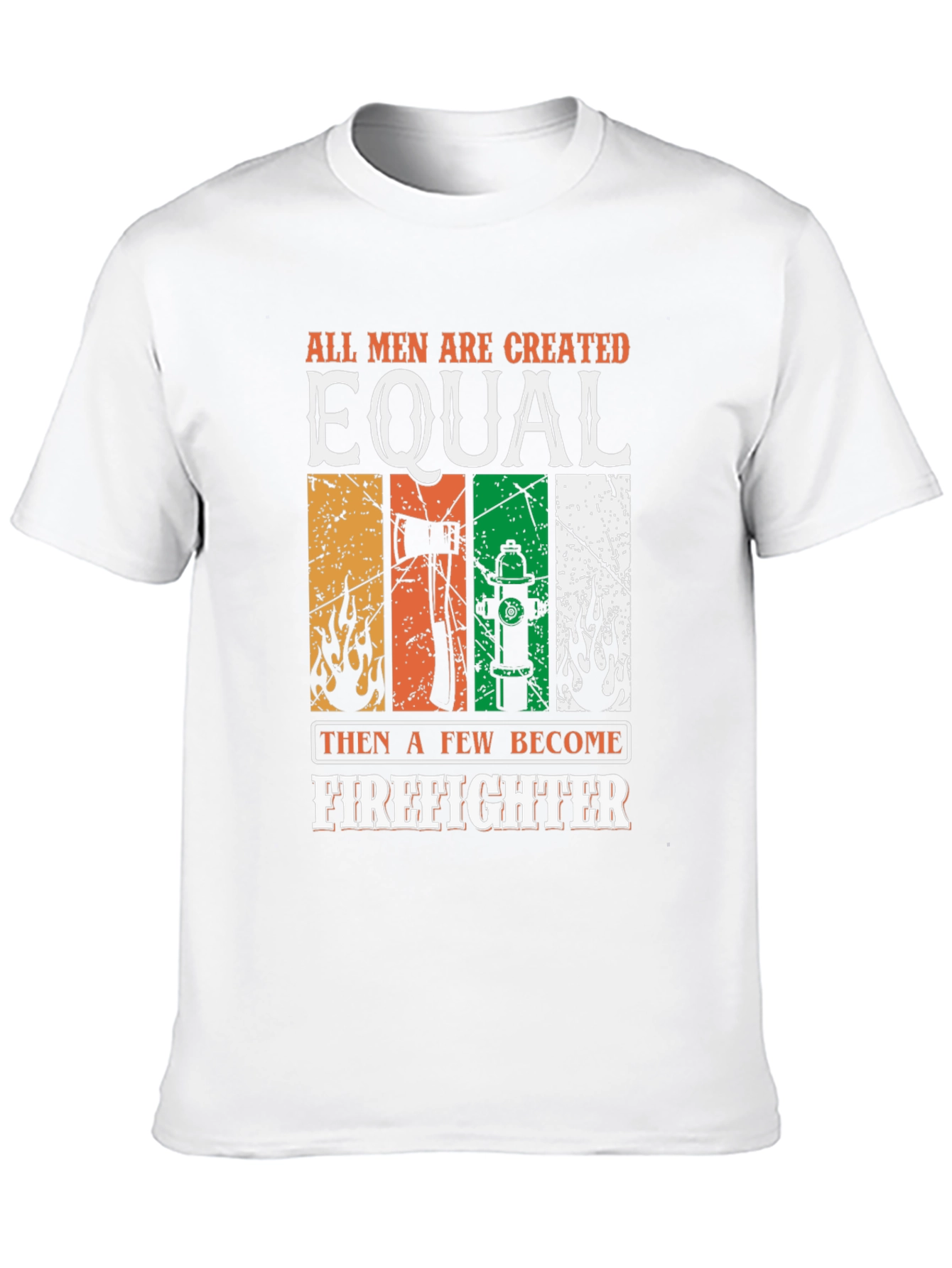 Firefighter Equality Graphic Tee - Black Cotton
