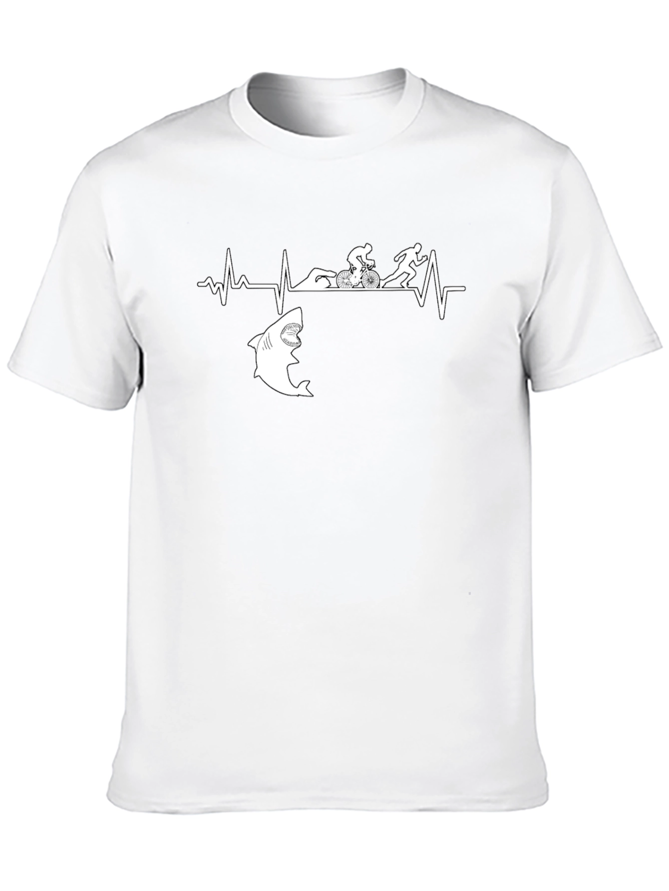 Triathlon Shark Attack T-Shirt