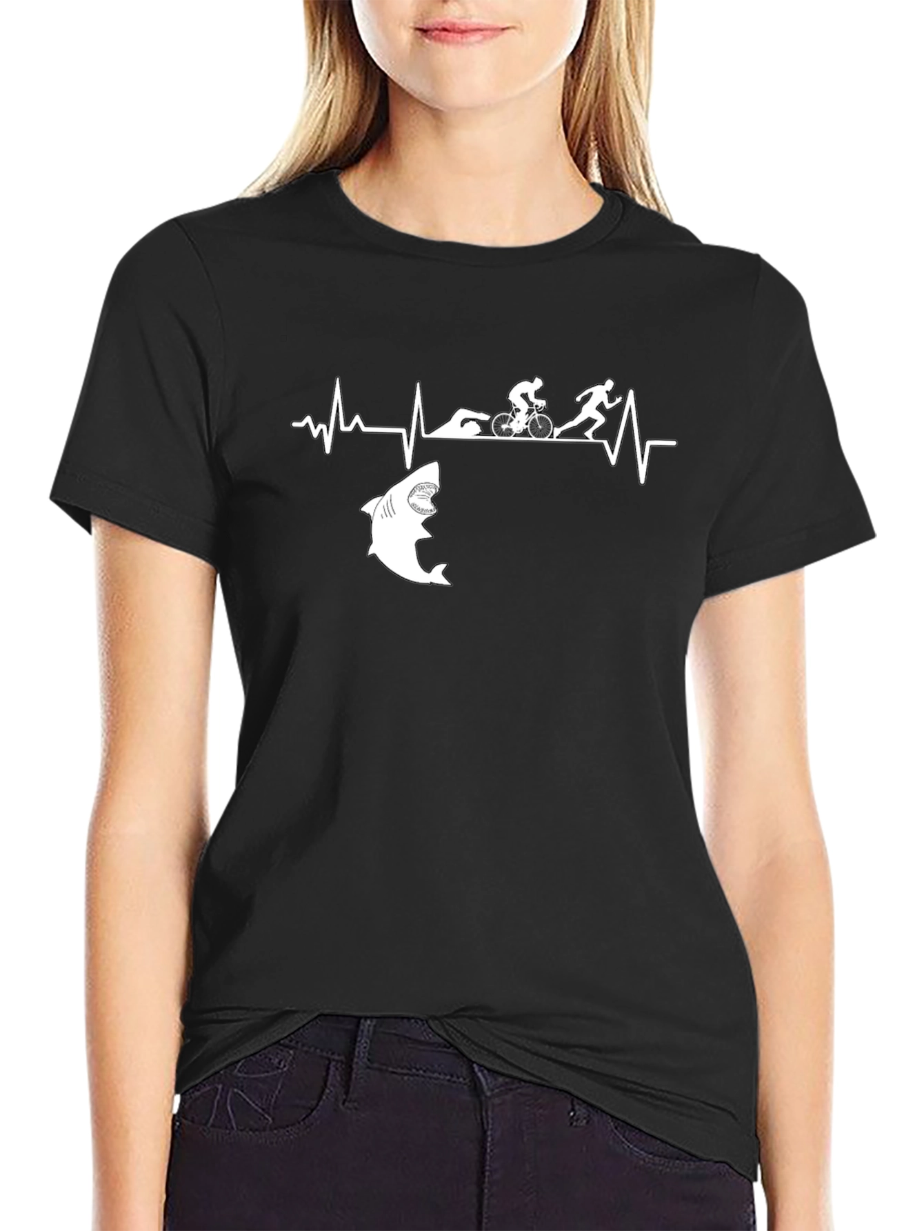 Triathlon Shark Attack T-Shirt