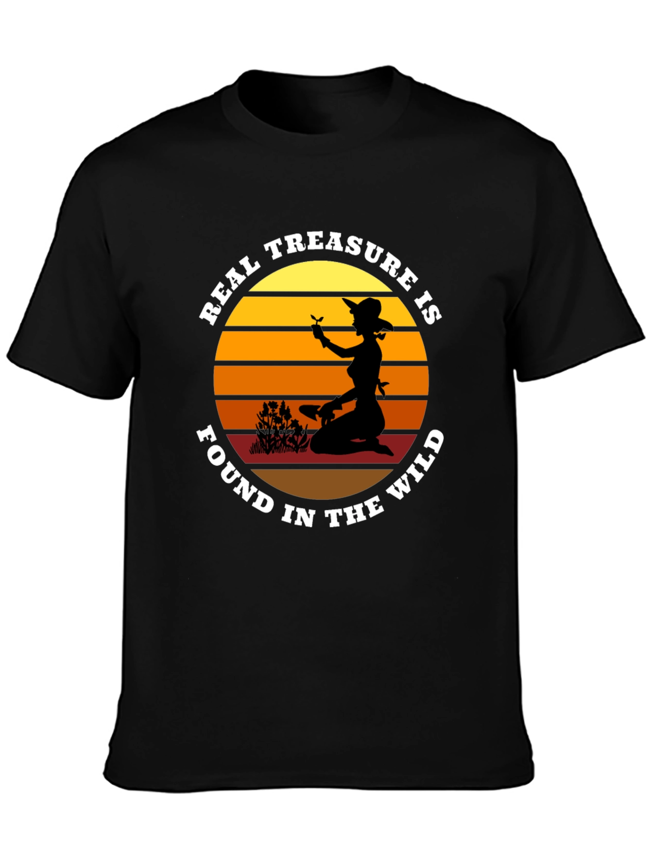 Real Treasure Found in the Wild Black T-Shirt