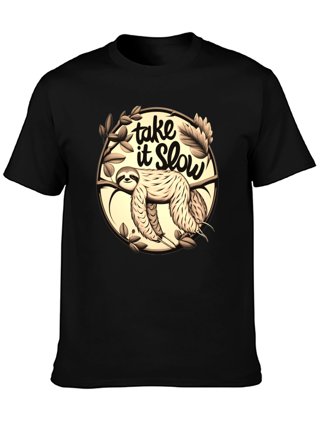 Take it Slow Sloth Graphic T-Shirt