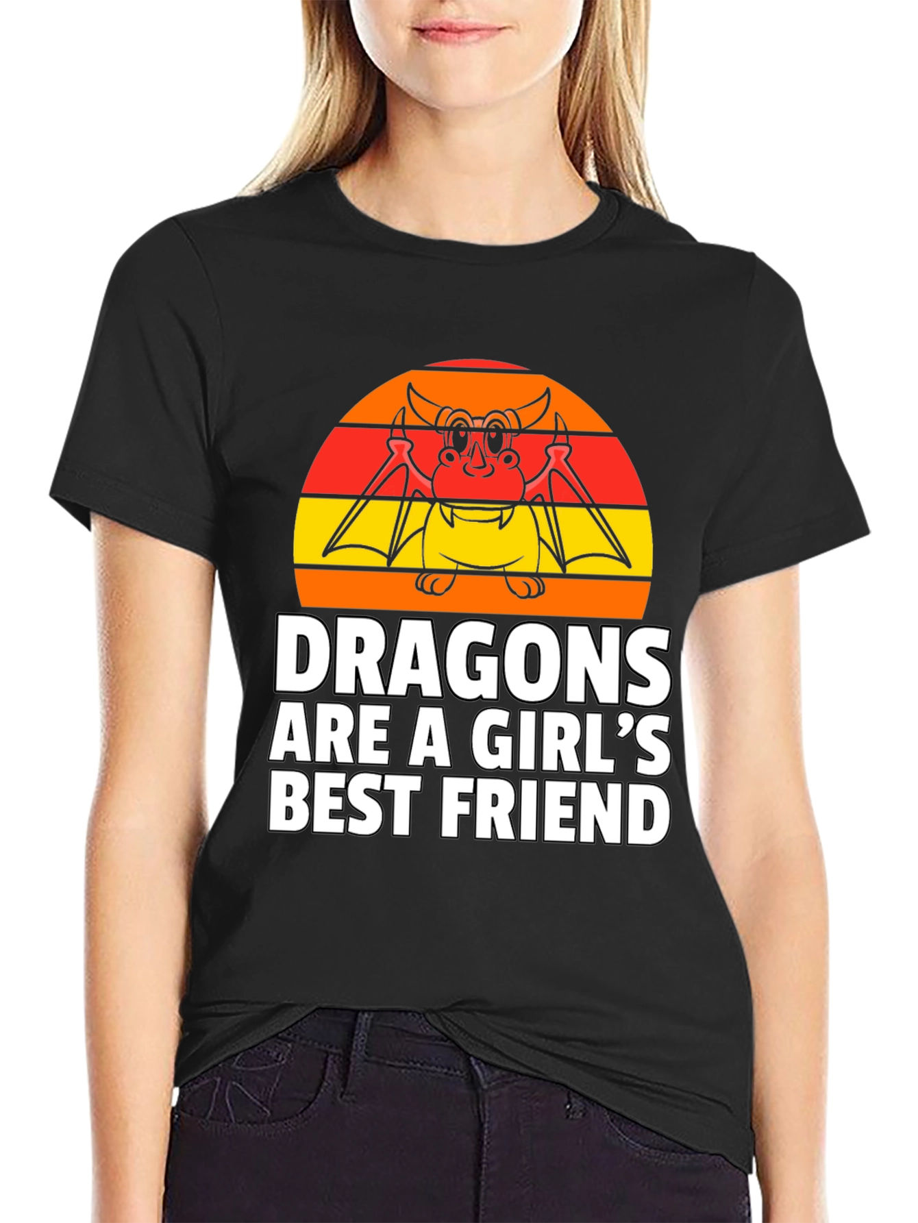 Dragon Lovers T-Shirt - Girls Best Friend Tee