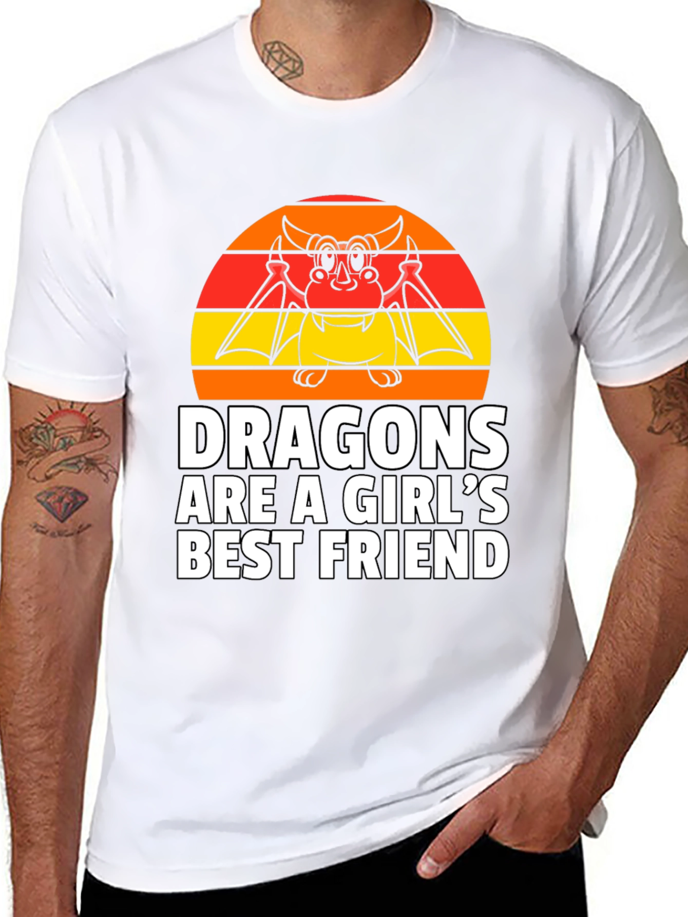 Dragon Lovers T-Shirt - Girls Best Friend Tee