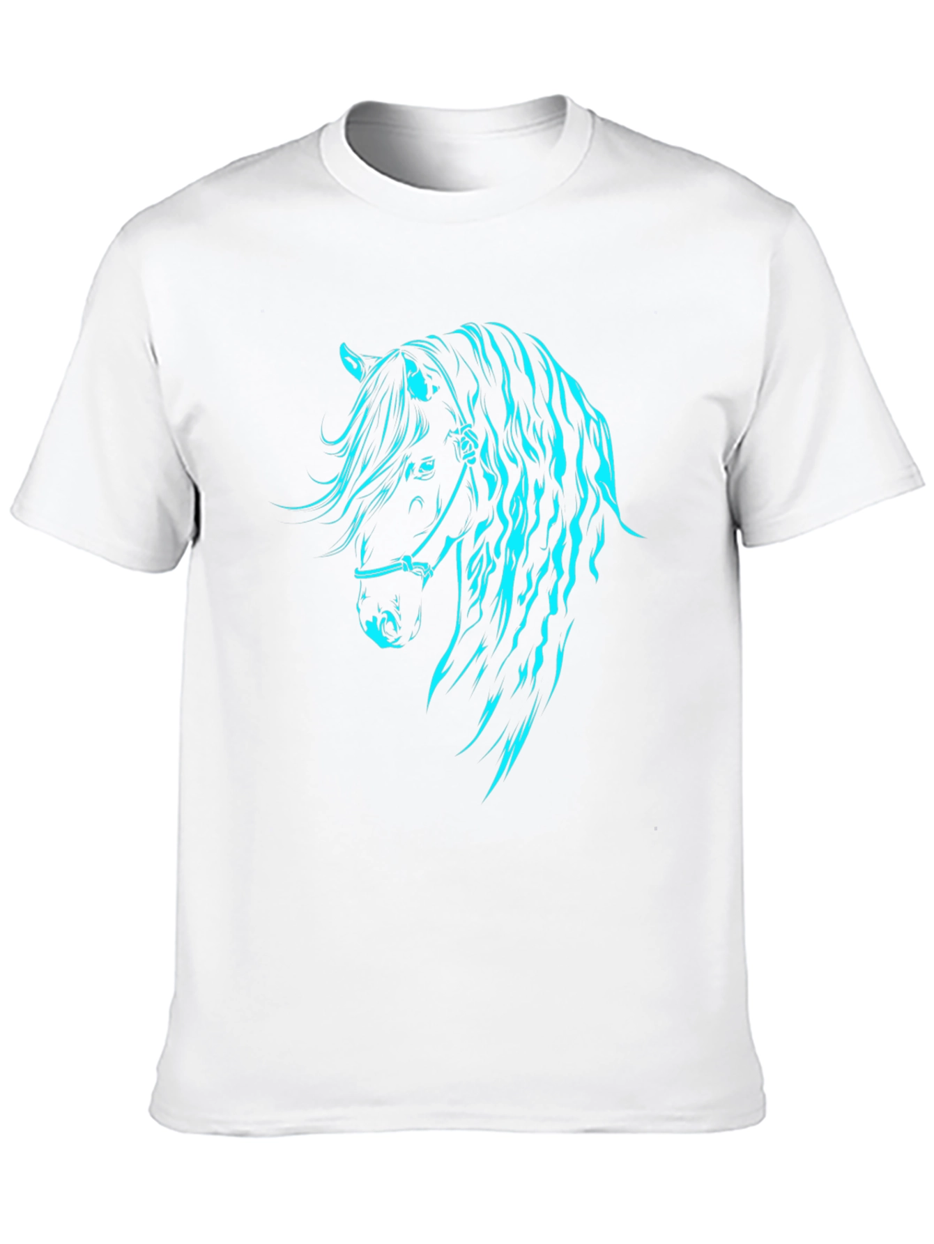 Horse Graphic Tee - Black