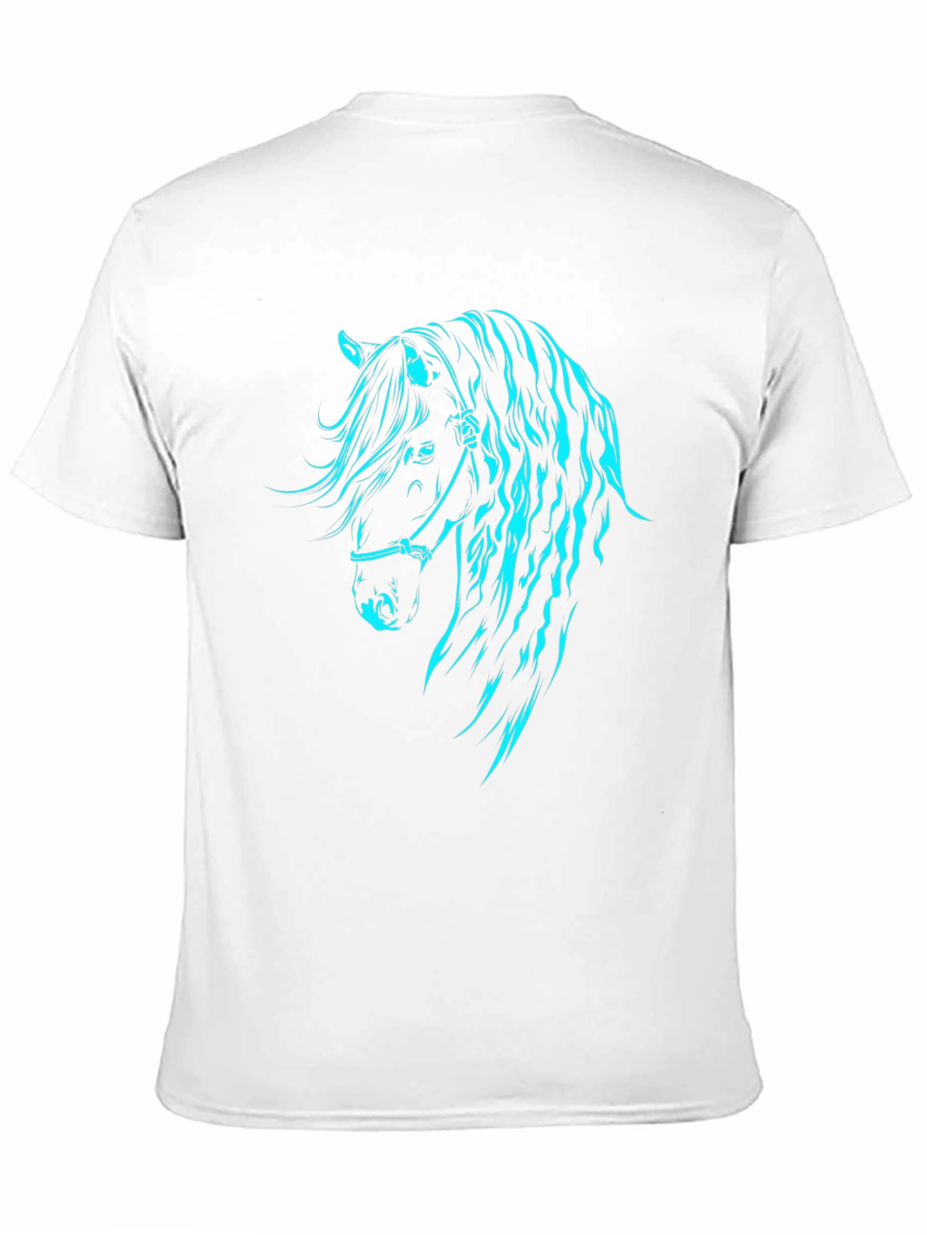 Horse Graphic Tee - Black