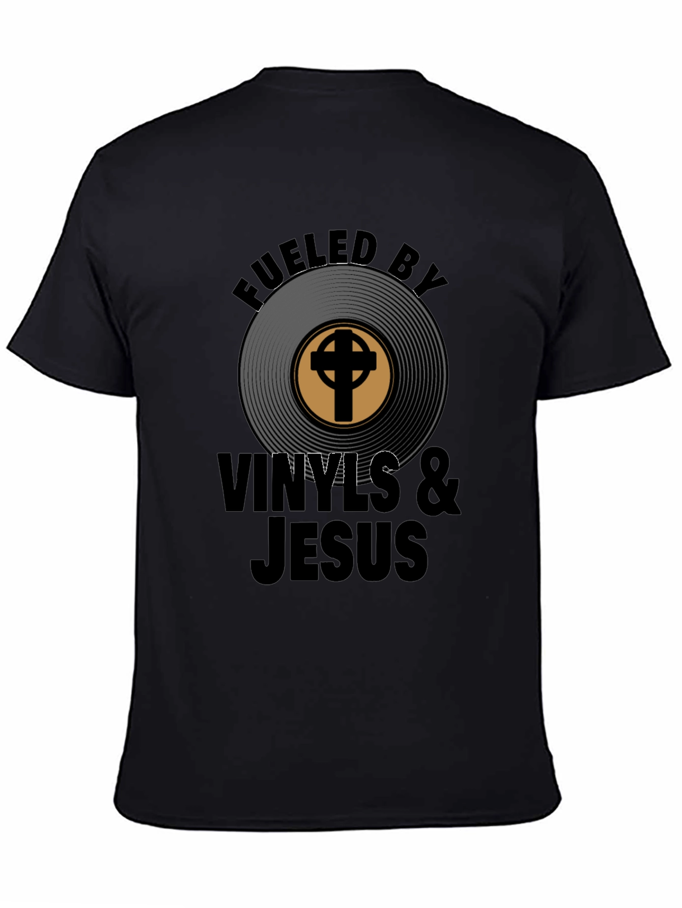 Fueled by Vinyls & Jesus T-Shirt
