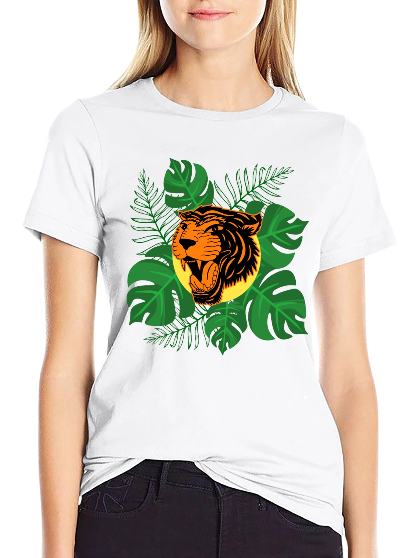 Tiger Jungle Graphic T-Shirt - Roar into Style!
