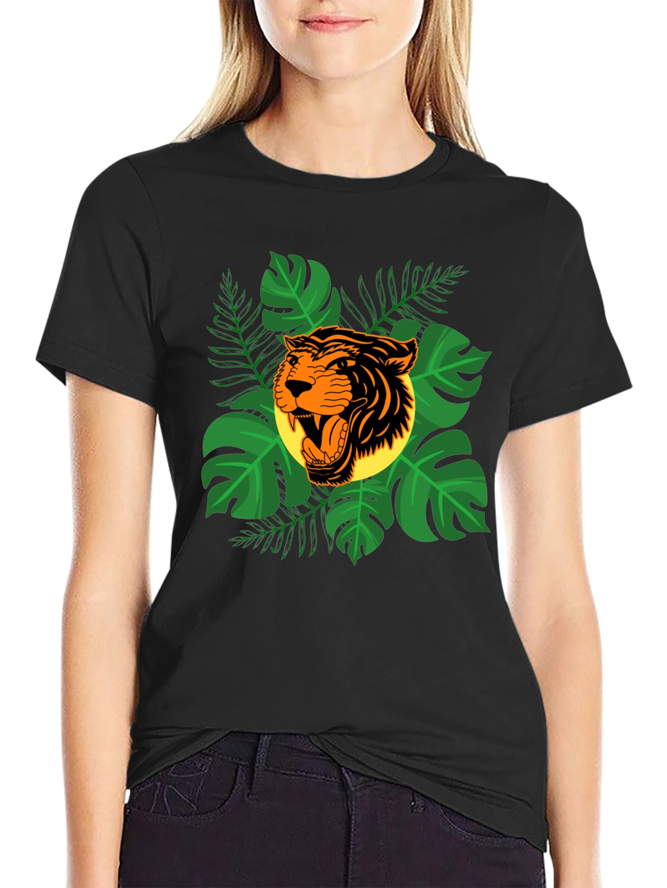Tiger Jungle Graphic T-Shirt - Roar into Style!