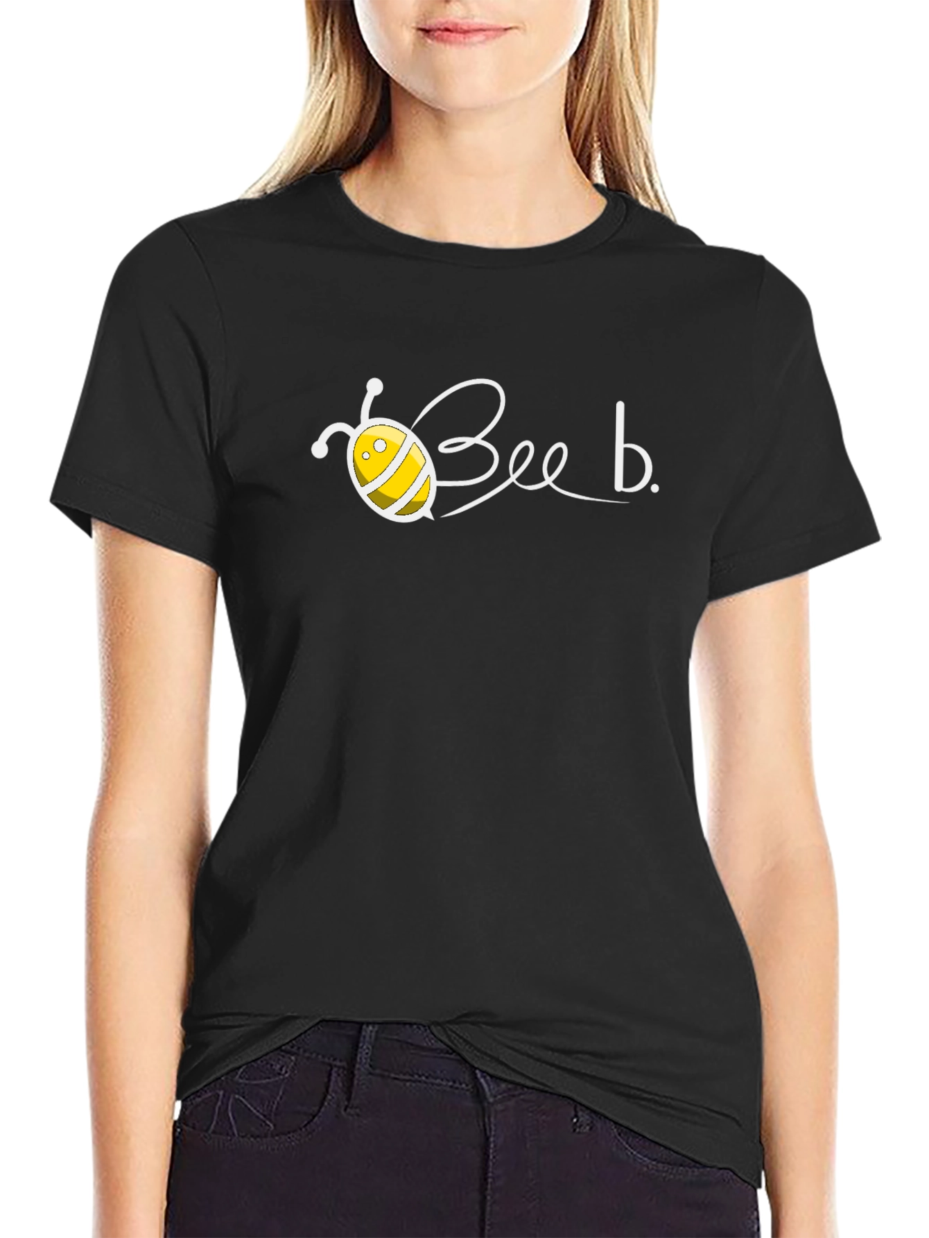 Bee-Themed Black T-Shirt