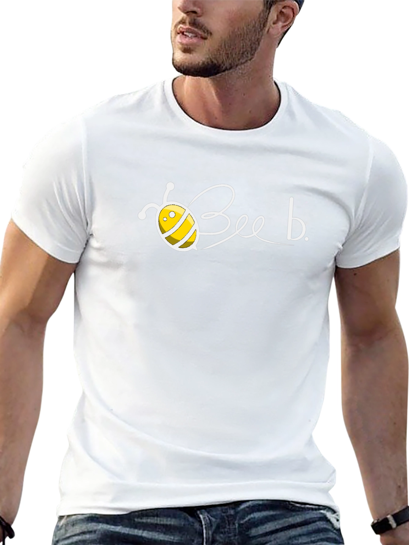 Bee-Themed Black T-Shirt