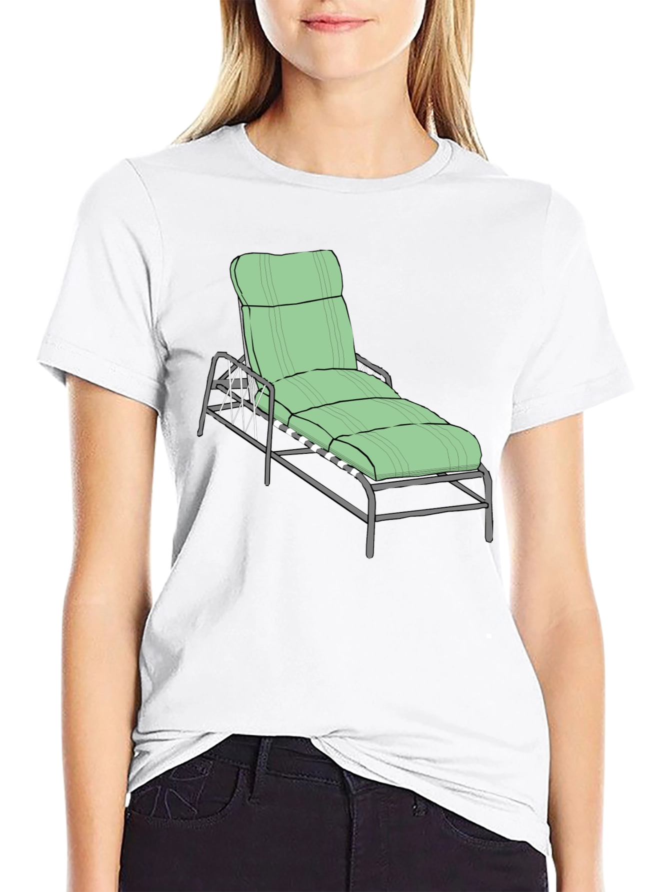 Relaxing Lounger Graphic Tee - Beach Vibes!