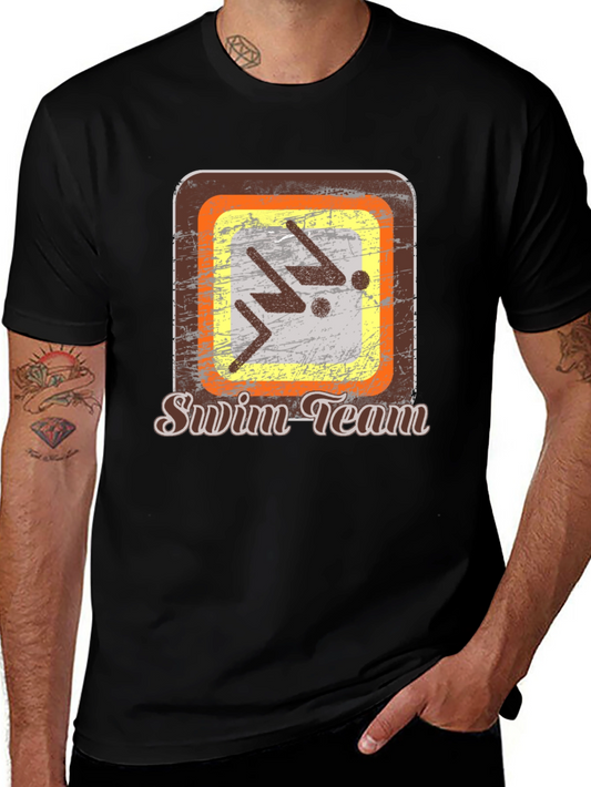 Vintage Swim Team T-Shirt - Retro Design