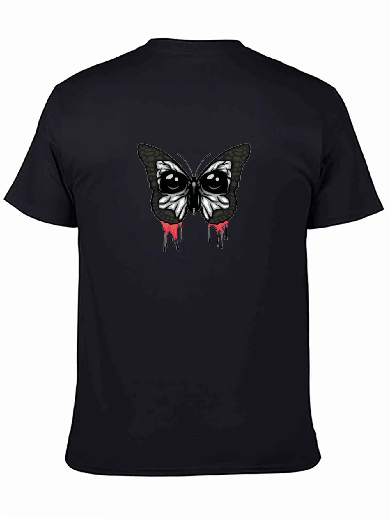 Butterfly Graphic T-Shirt - Black
