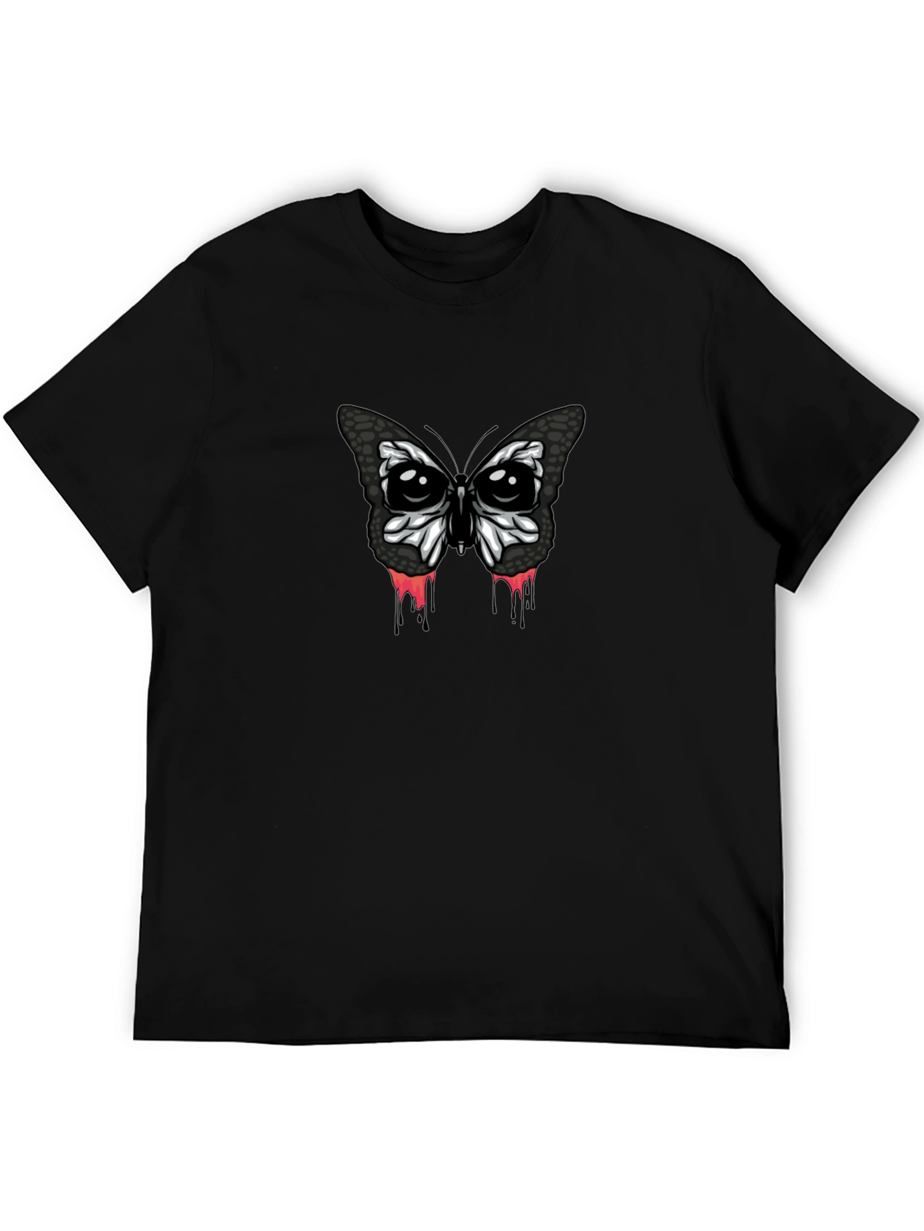 Butterfly Graphic T-Shirt - Black