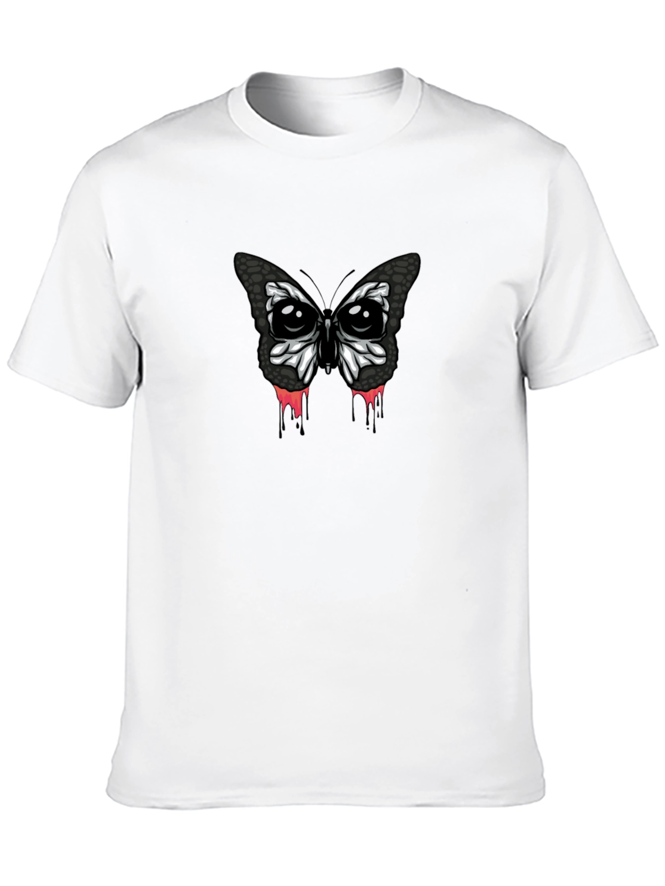 Butterfly Graphic T-Shirt - Black