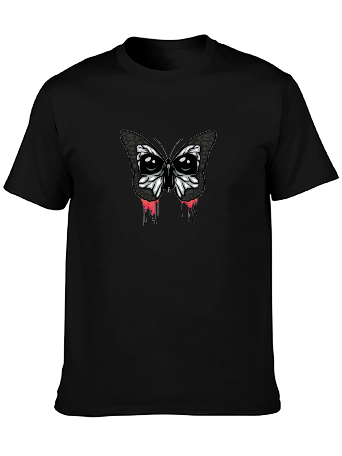 Butterfly Graphic T-Shirt - Black