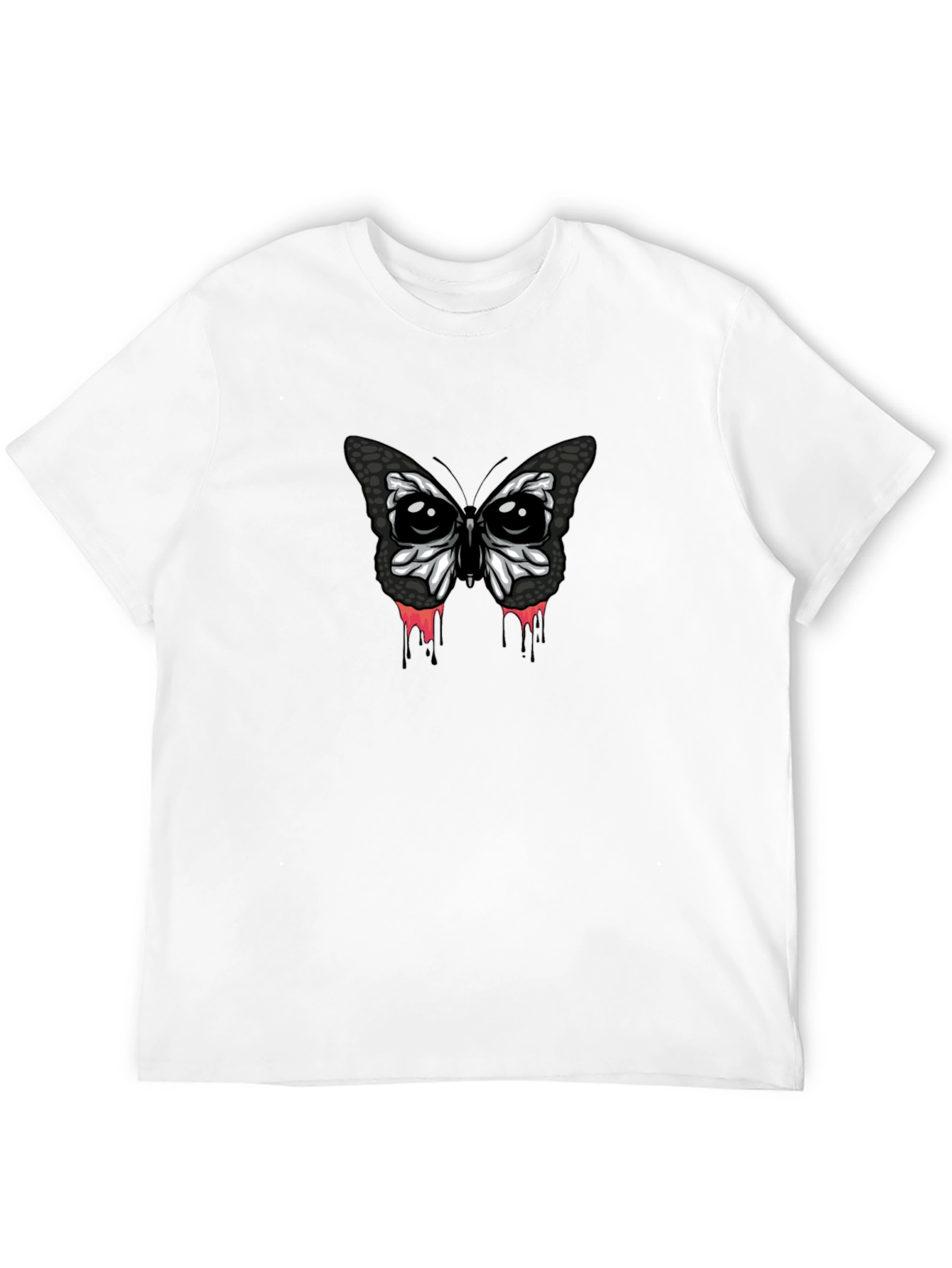 Butterfly Graphic T-Shirt - Black