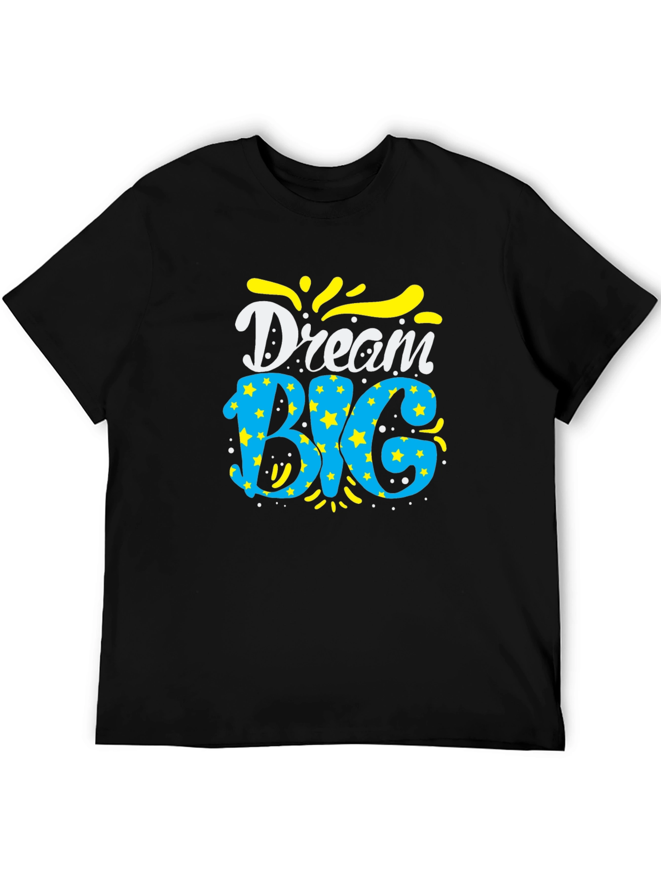 Dream Big Graphic Tee - Mens Black T-Shirt