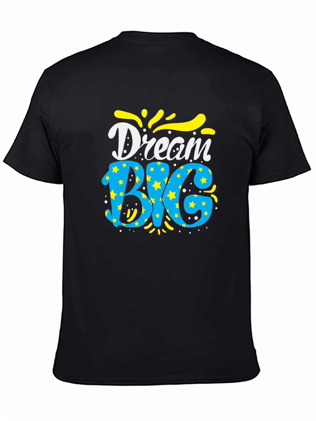 Dream Big Graphic Tee - Mens Black T-Shirt