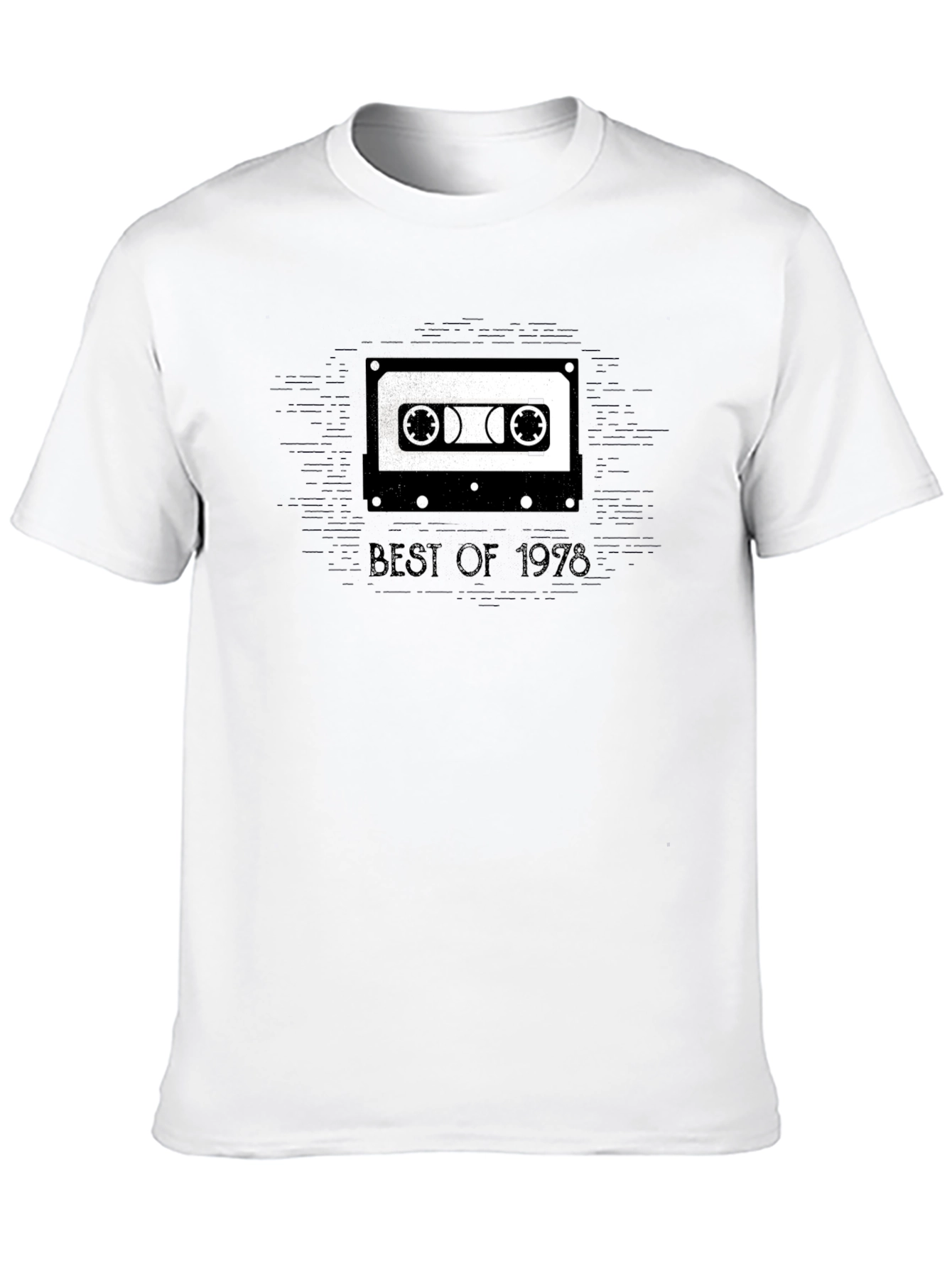 Retro Best of 1976 Cassette Tape Graphic T-Shirt