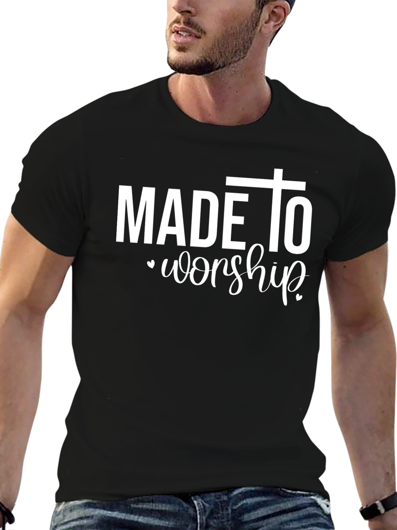 Made to Worship Graphic Tee - Black