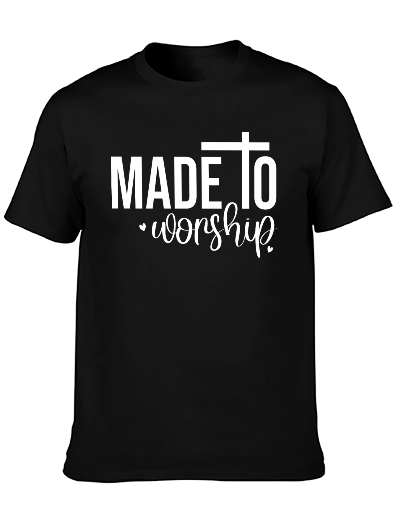 Made to Worship Graphic Tee - Black