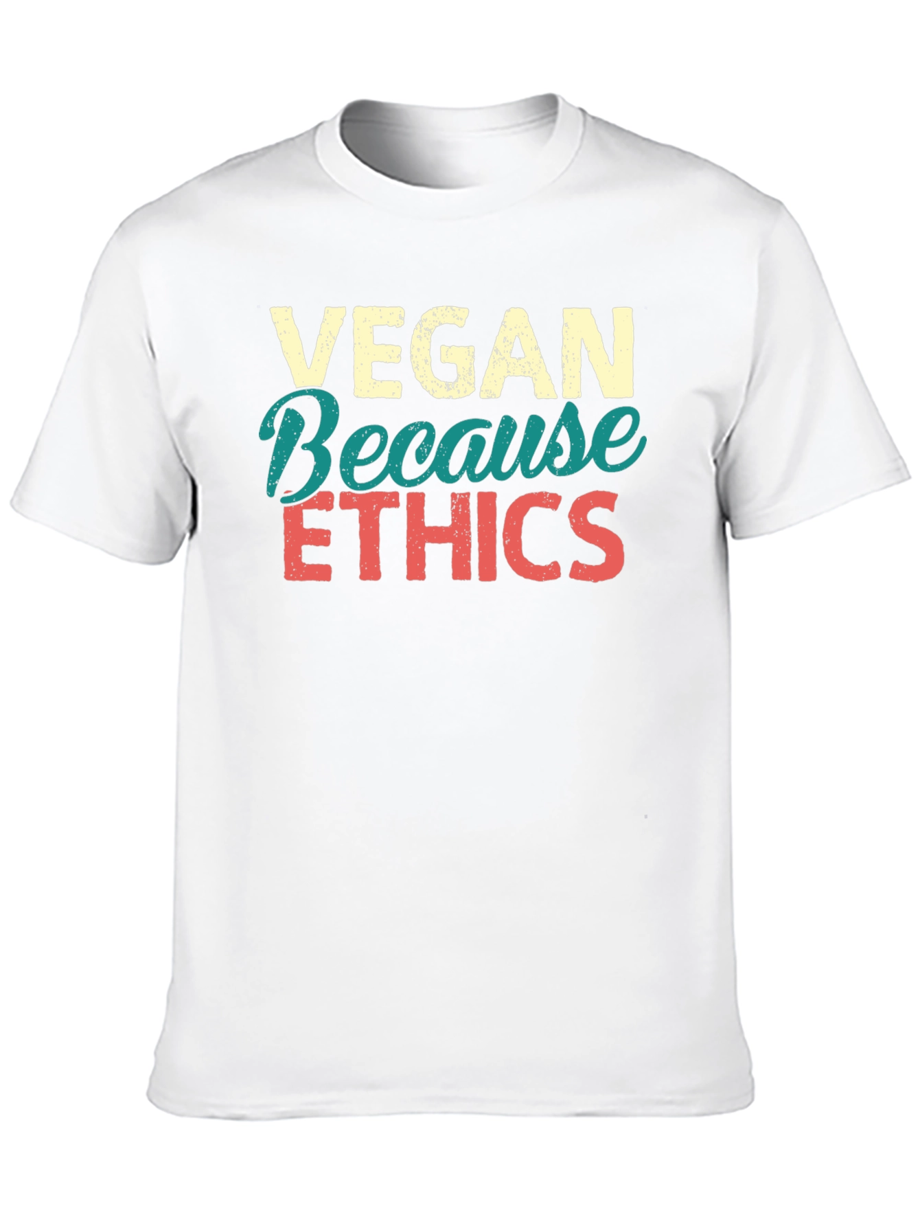 Vegan Ethics Graphic T-Shirt - Black