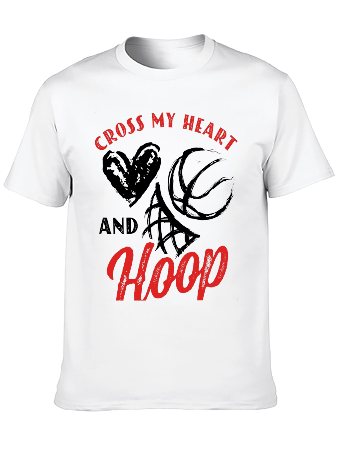 Cross My Heart and Hoop Graphic T-Shirt