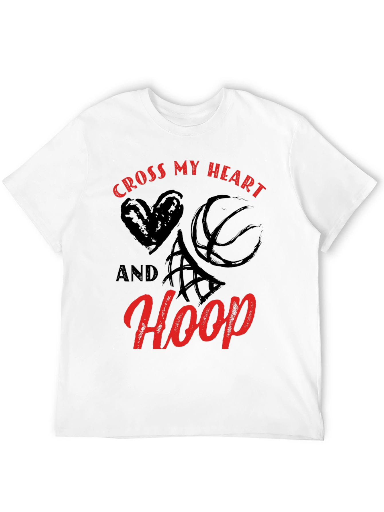 Cross My Heart and Hoop Graphic T-Shirt