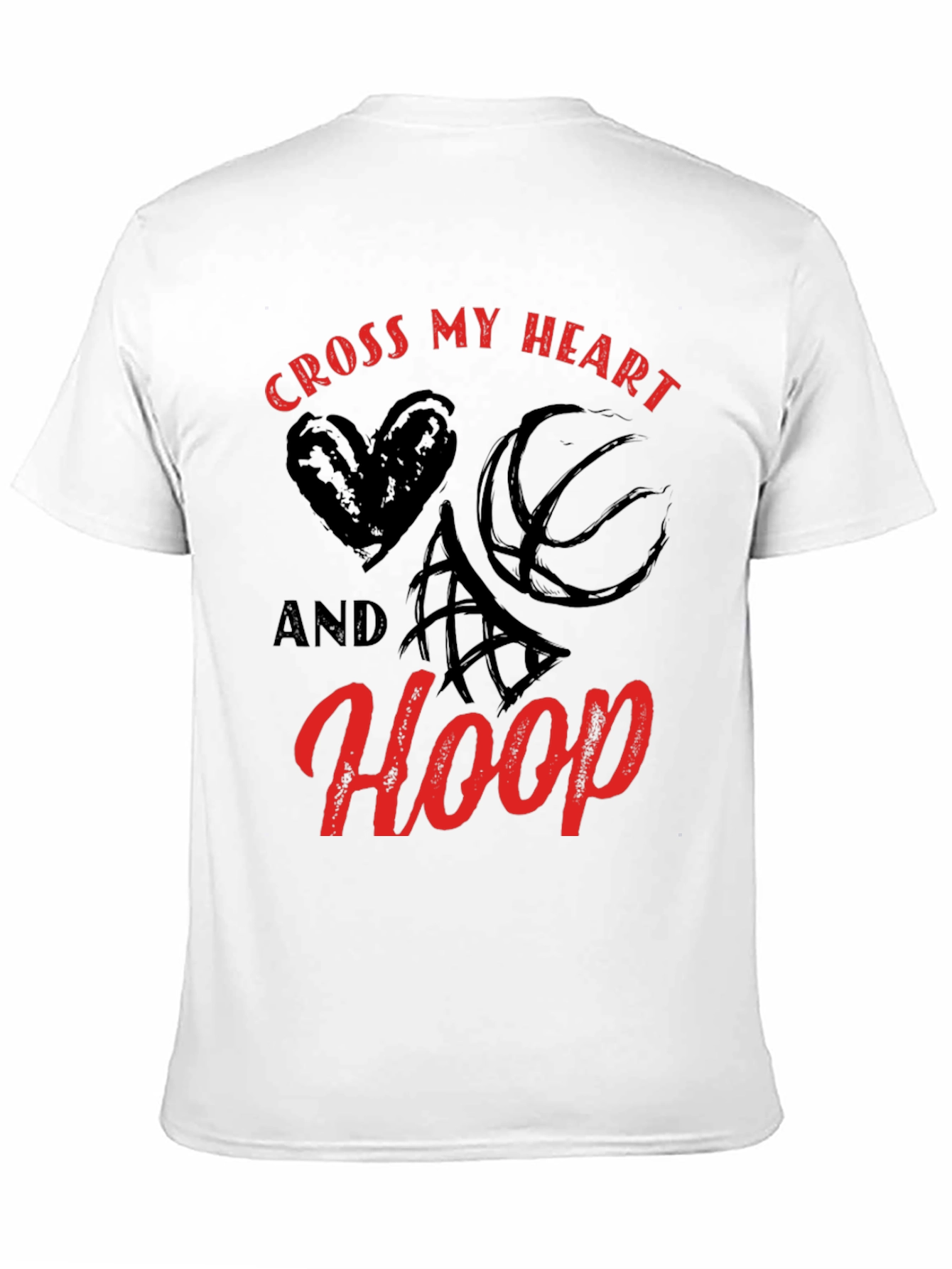 Cross My Heart and Hoop Graphic T-Shirt