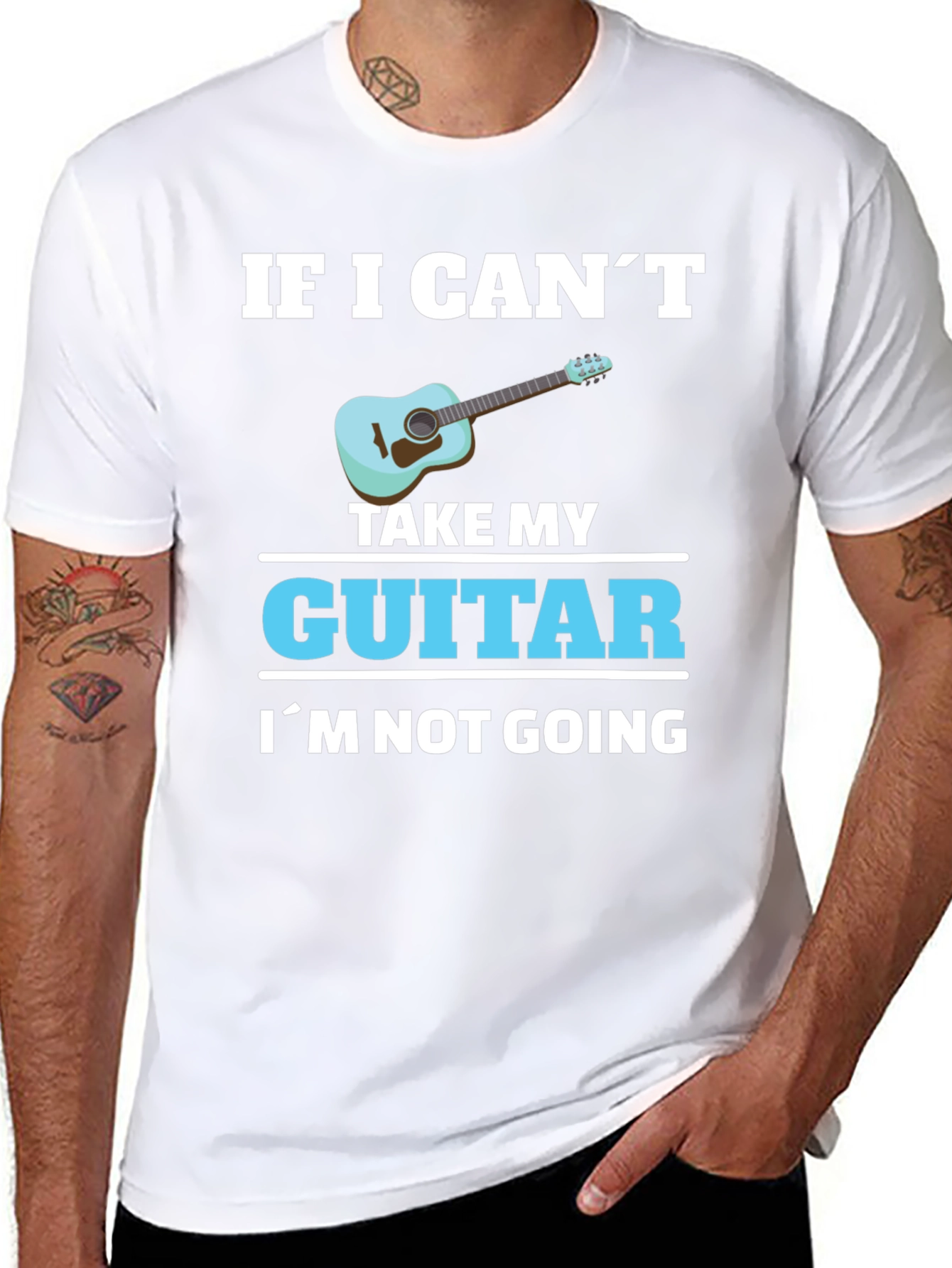 Guitar Lover T-Shirt: If I Cant Take My Guitar...