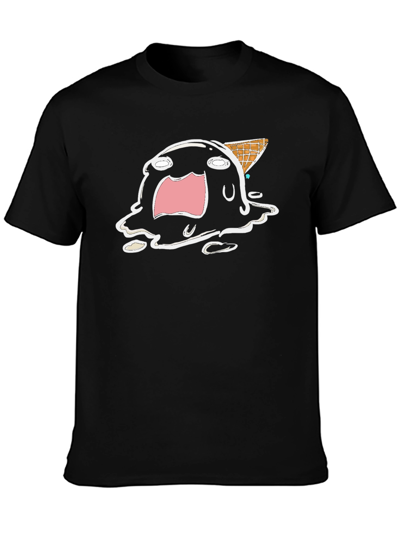 Meltdown Ice Cream Black T-Shirt