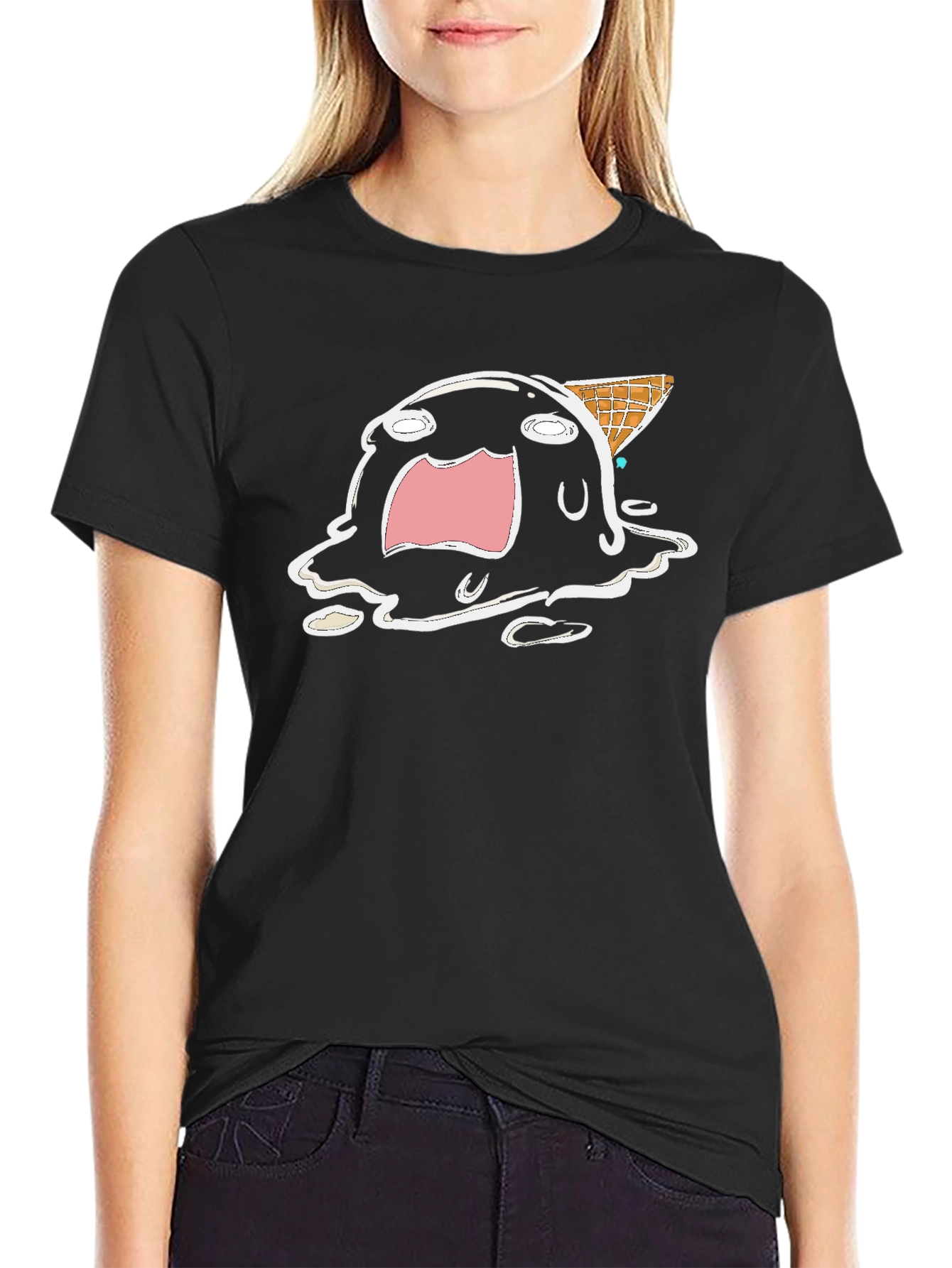 Meltdown Ice Cream Black T-Shirt