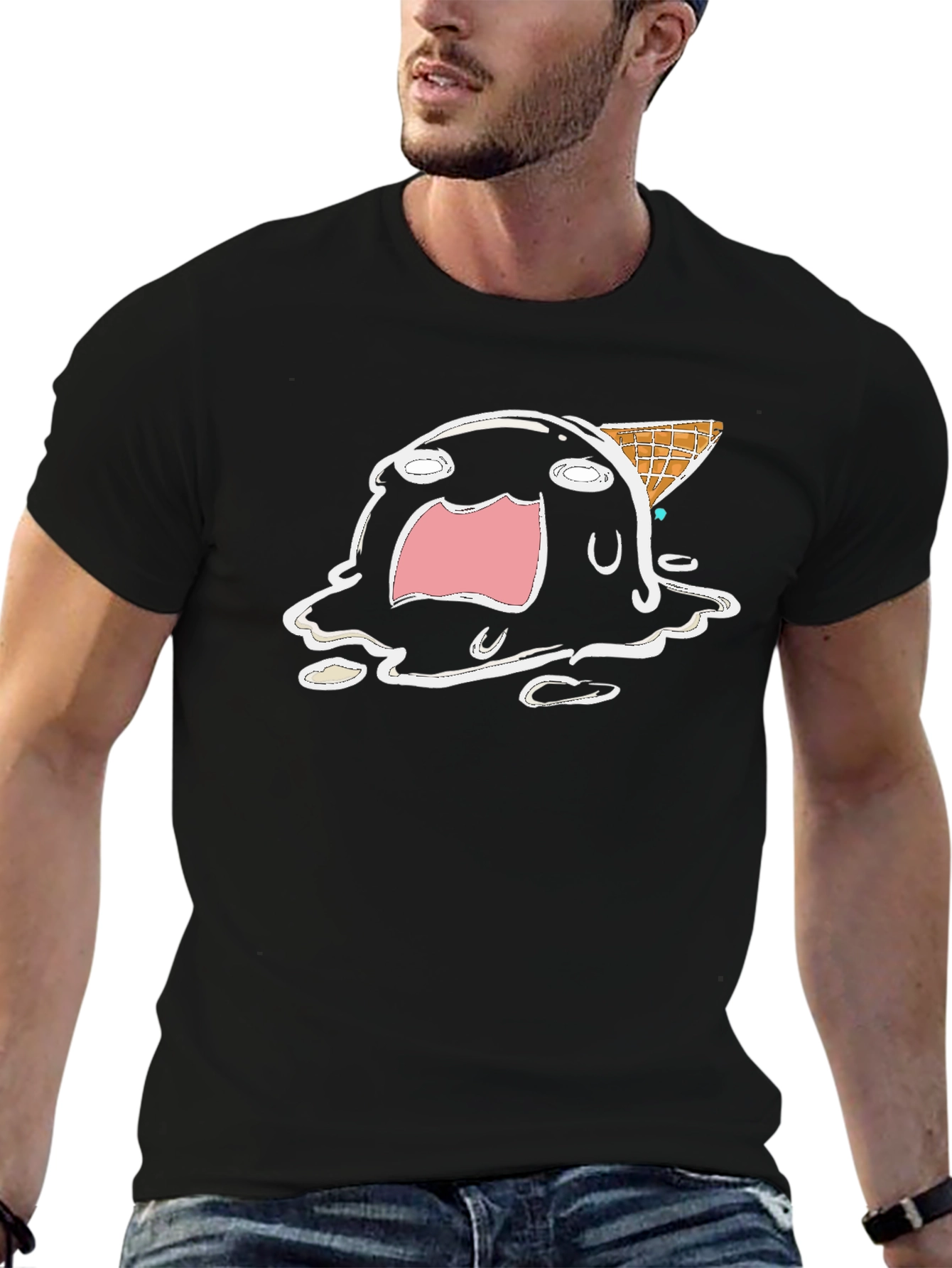 Meltdown Ice Cream Black T-Shirt