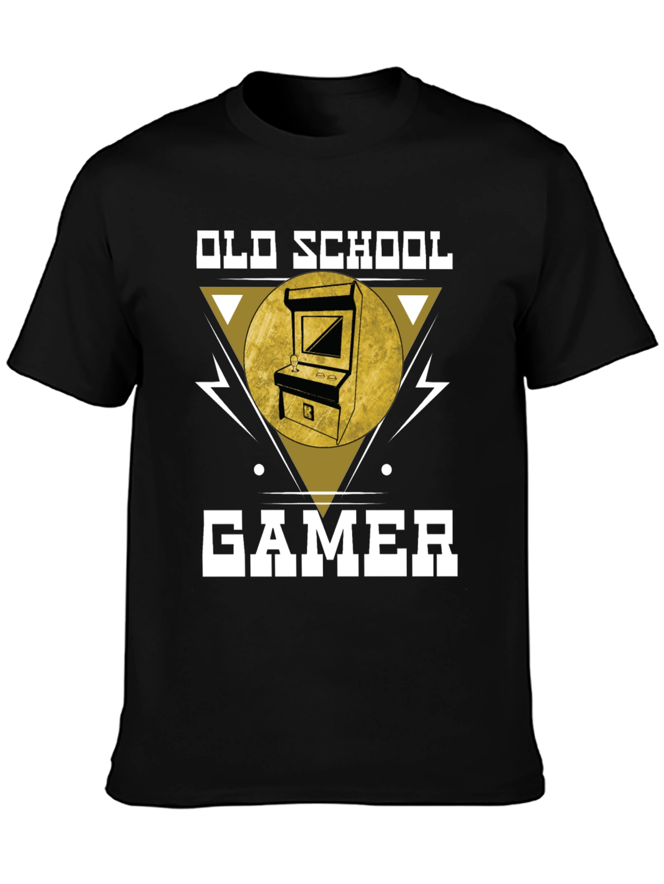 Old School Gamer T-Shirt - Retro Arcade Design