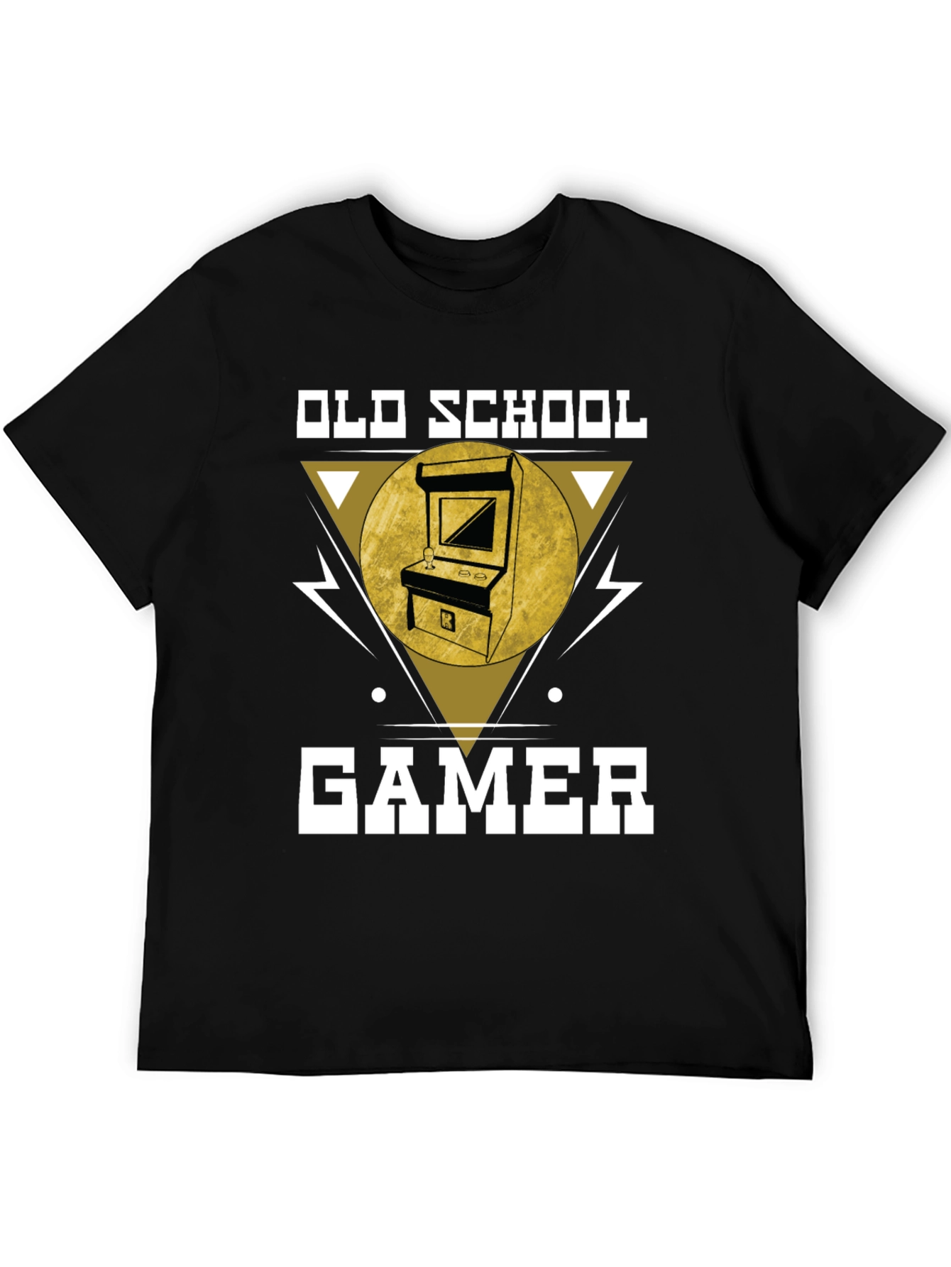 Old School Gamer T-Shirt - Retro Arcade Design