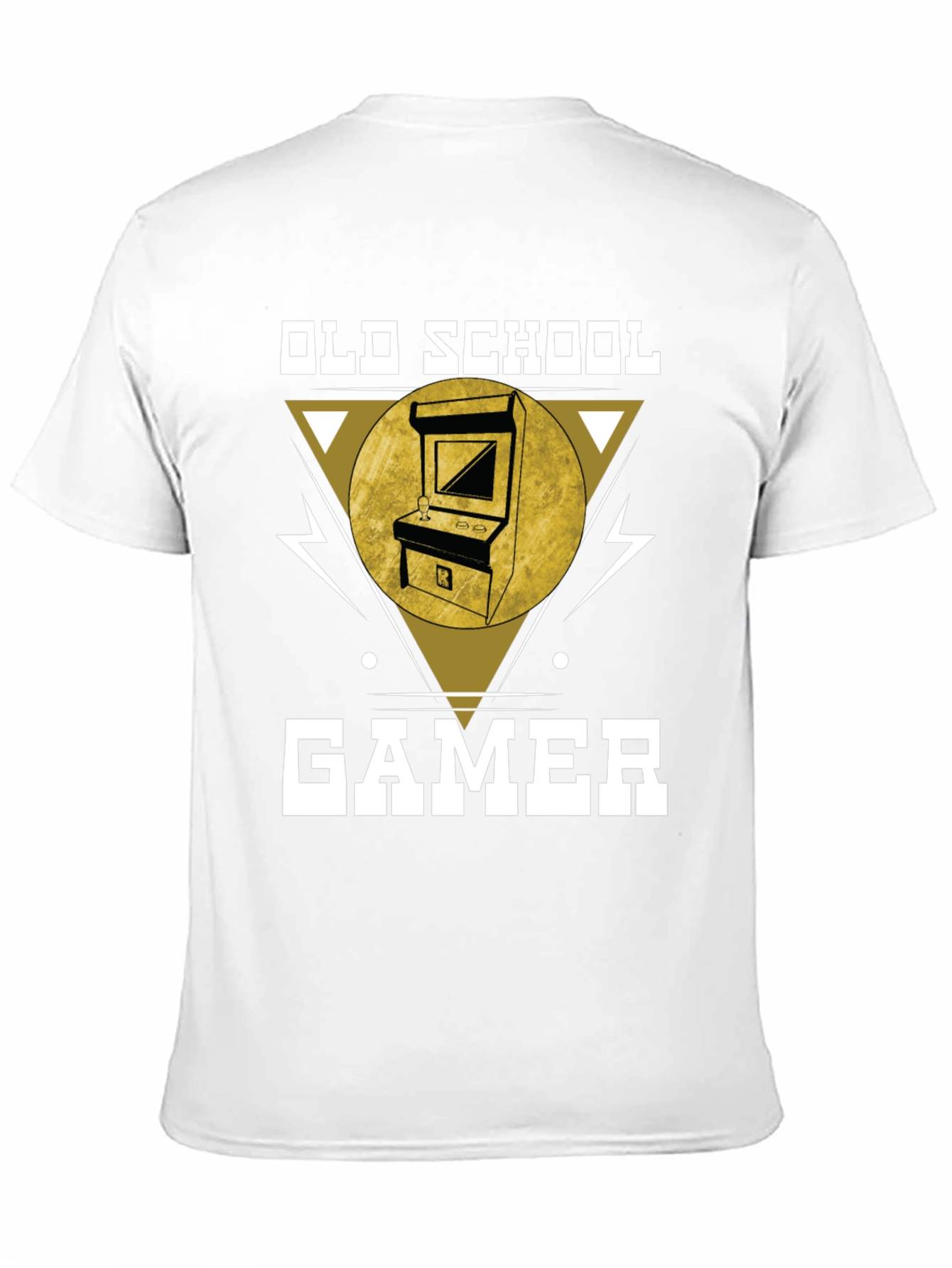 Old School Gamer T-Shirt - Retro Arcade Design