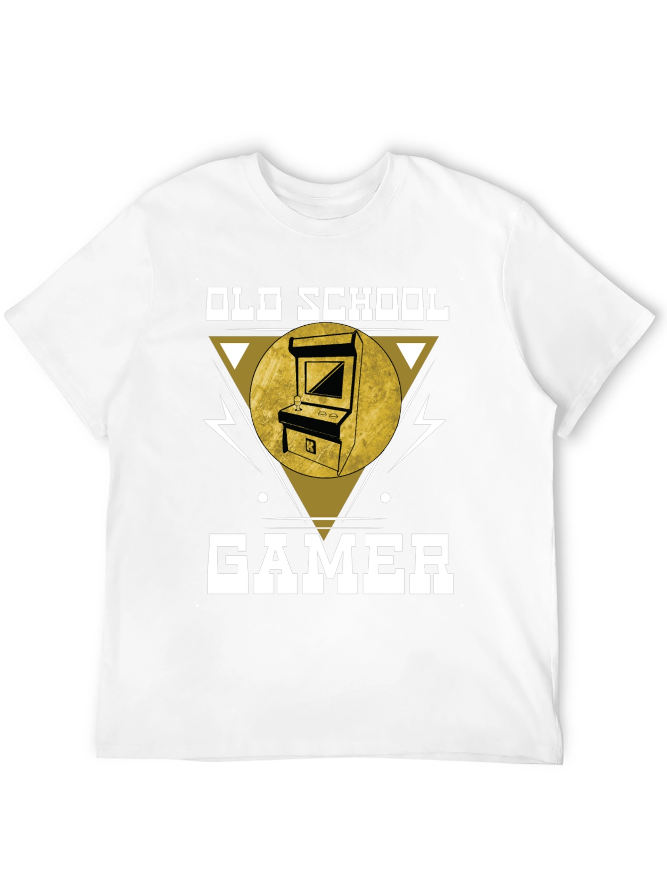 Old School Gamer T-Shirt - Retro Arcade Design