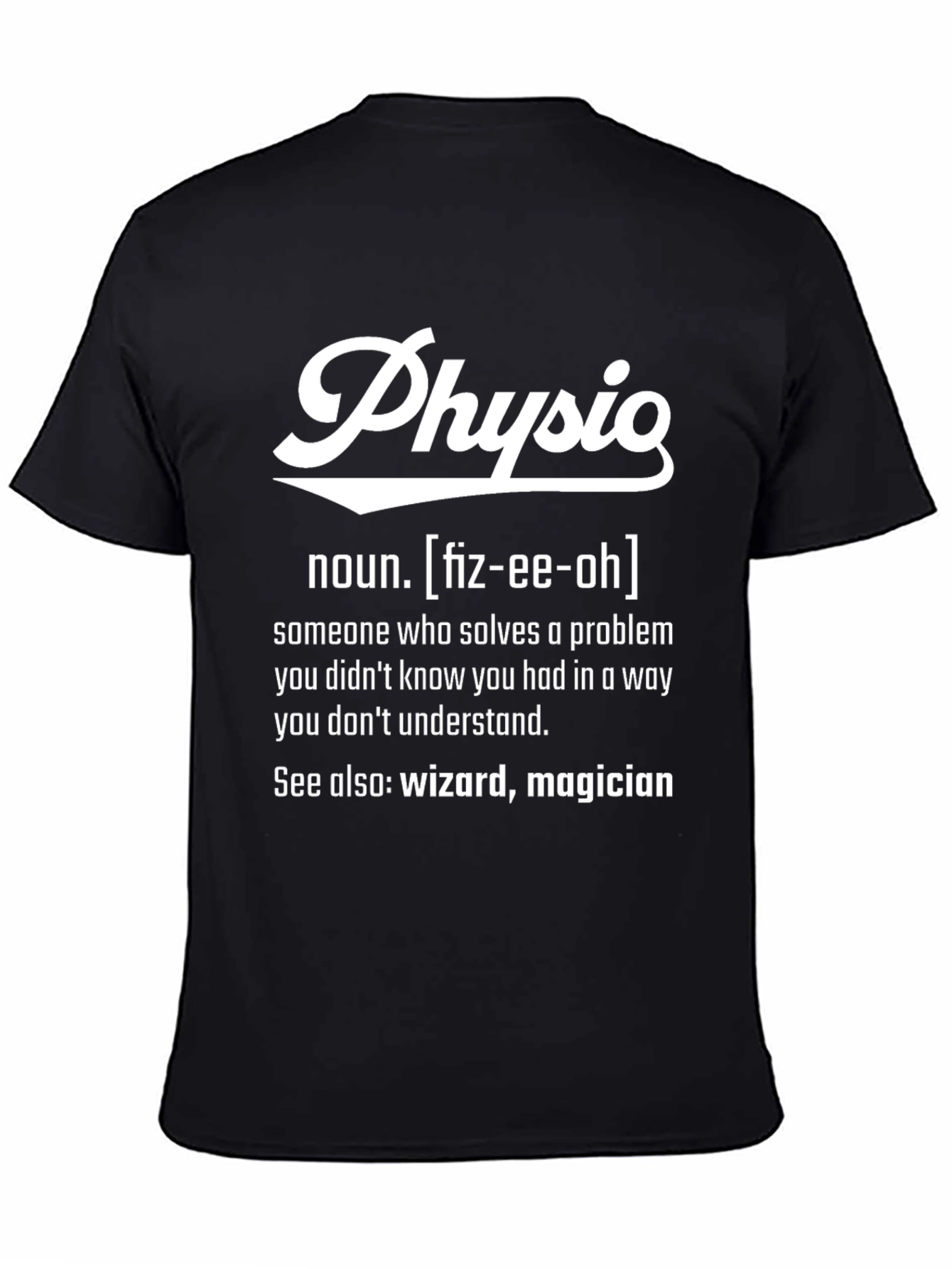 Physio Definition Graphic Tee - Wizard Magician